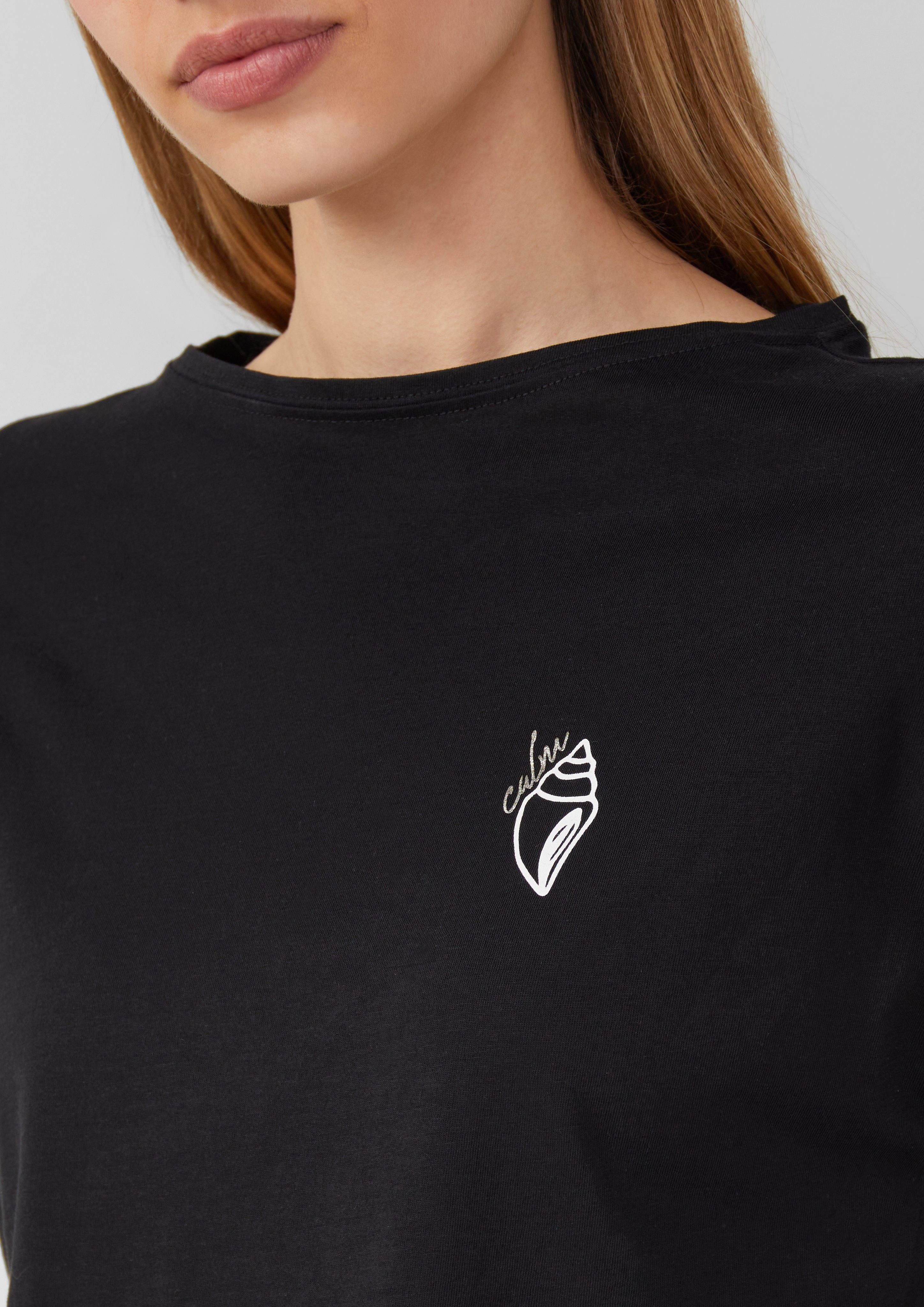 s.Oliver Shirttop Relaxed-Fit-Shirt mit Print und günstig online kaufen