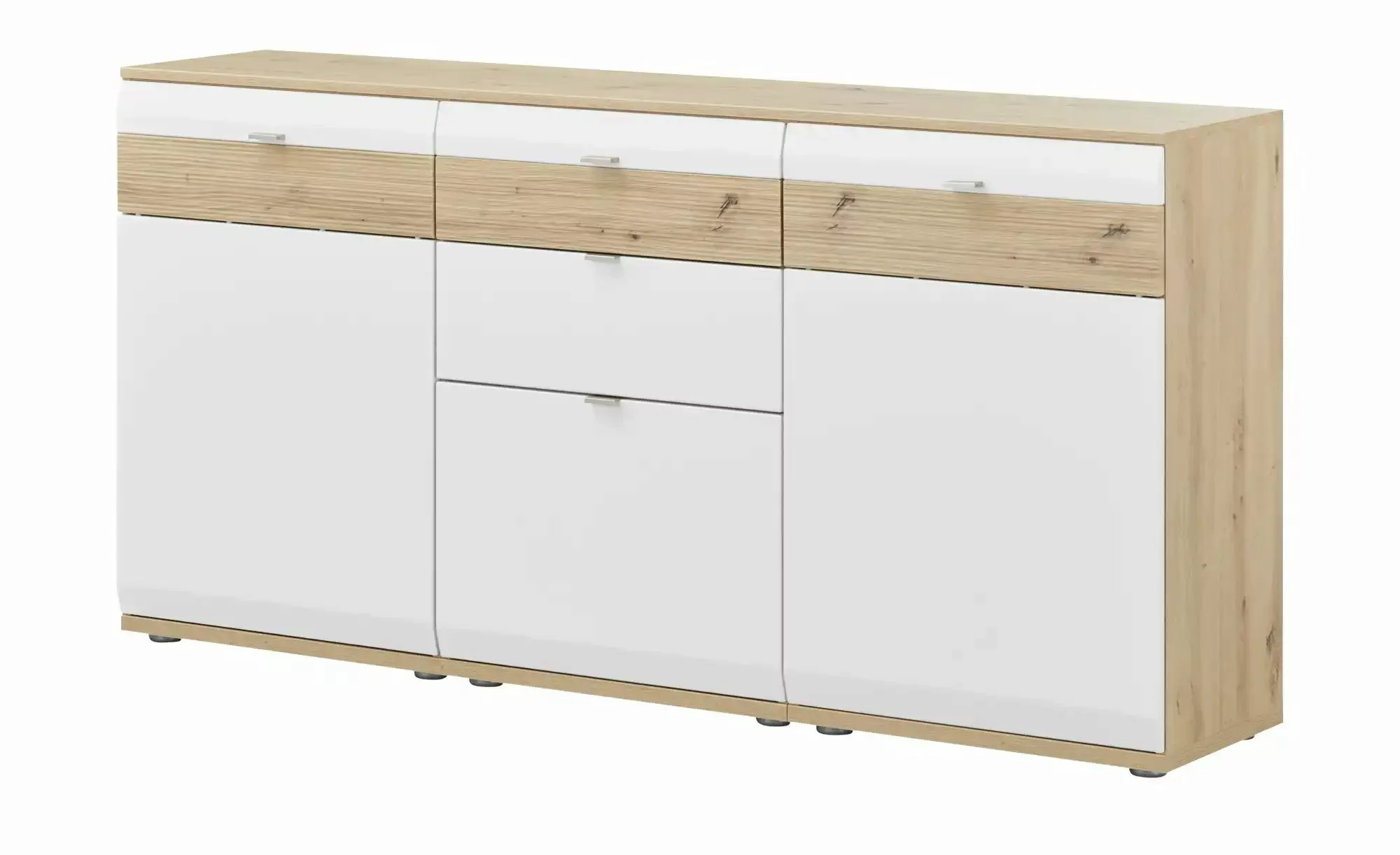 Sideboard  Eldena ¦ grau ¦ Maße (cm): B: 180 H: 90 T: 40.0 Kommoden & Sideb günstig online kaufen