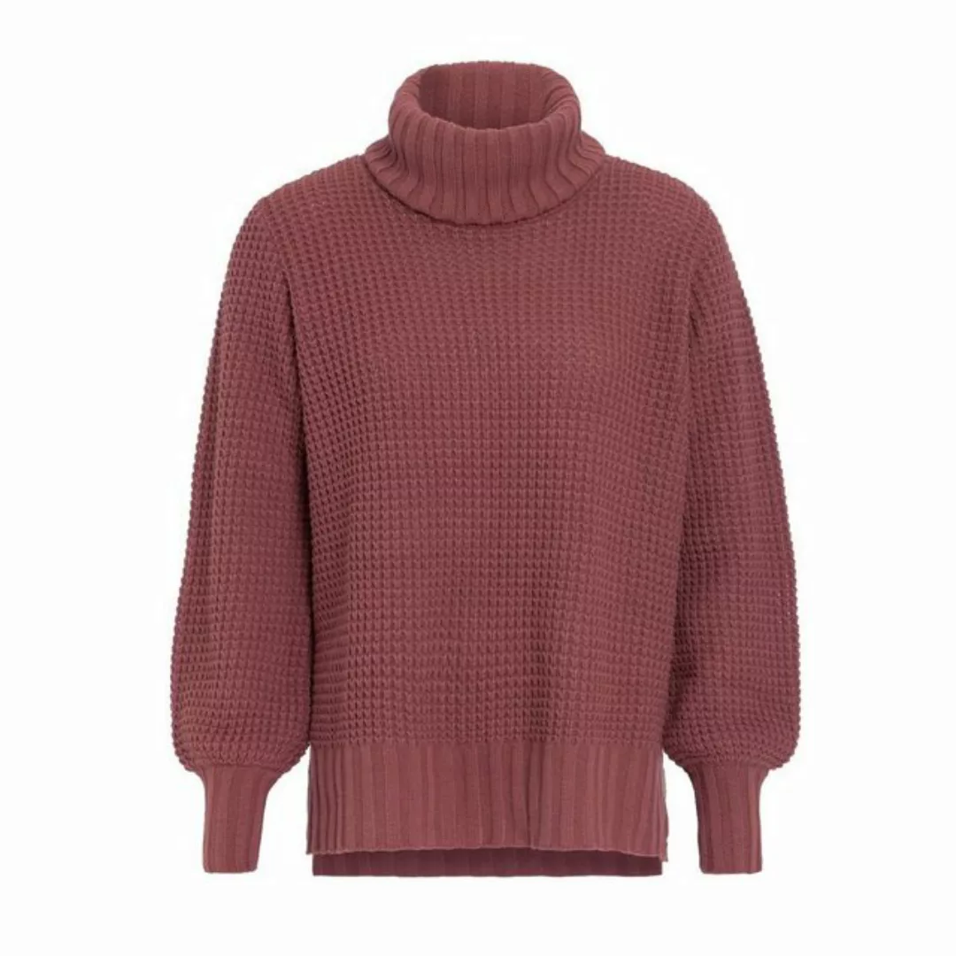 Knit Factory Strickponcho Robin Pullover 40/42 Glatt Rot (1-tlg) Strickware günstig online kaufen