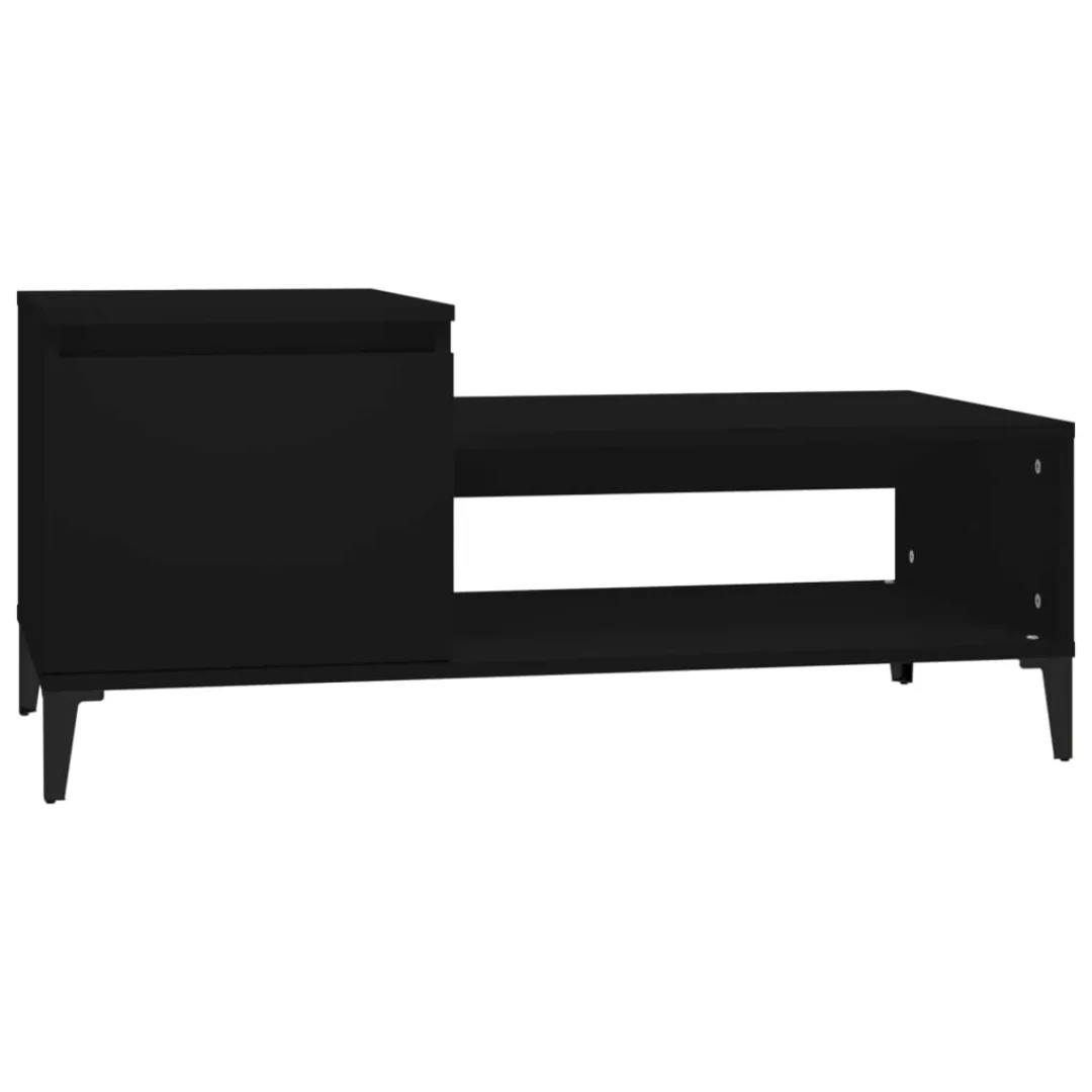 Vidaxl Couchtisch Schwarz 100x50x45 Cm Holzwerkstoff günstig online kaufen