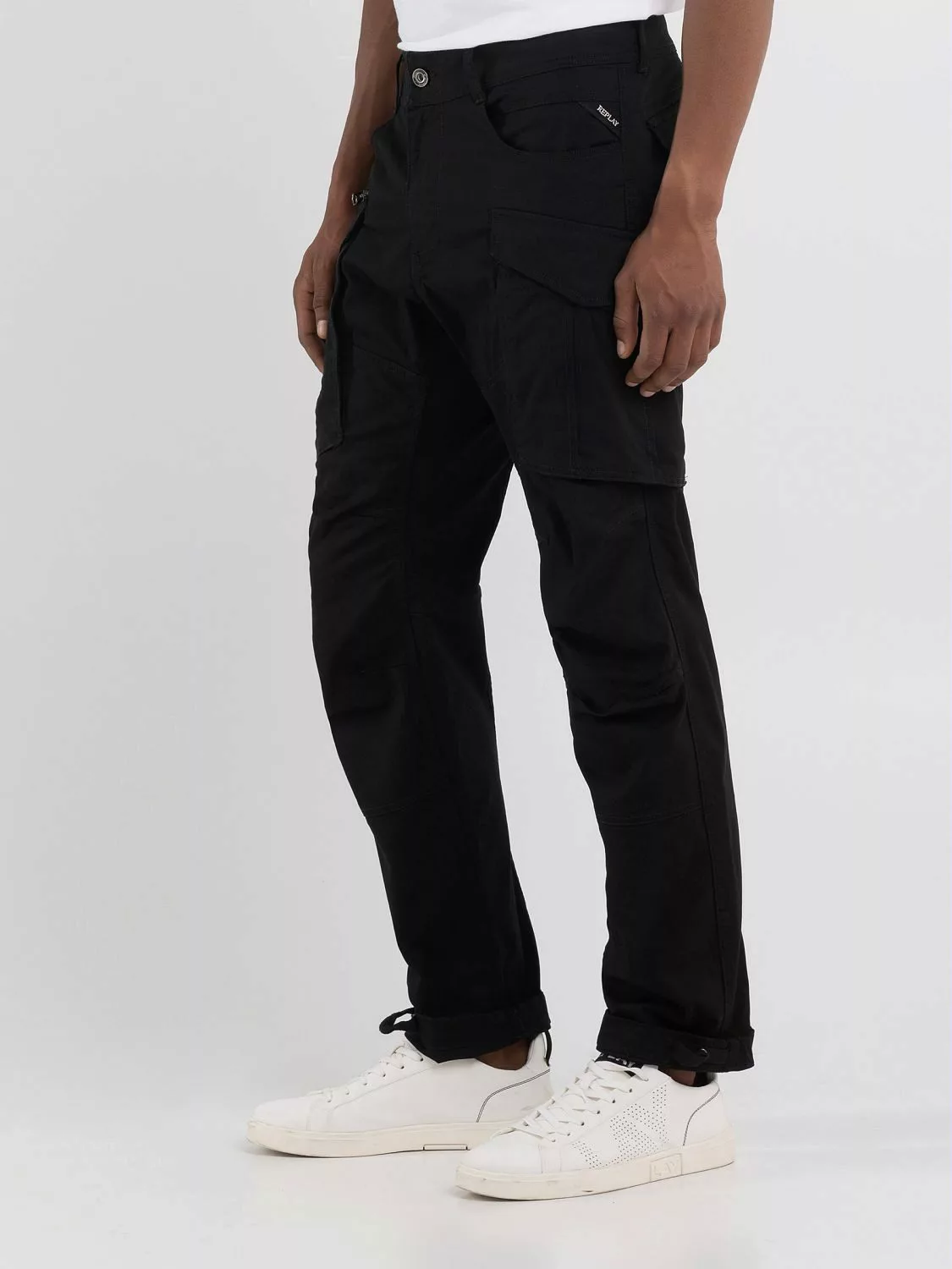 Replay Herren Cargo Hose COMFORT COTTON TWILL - Comfort Fit günstig online kaufen