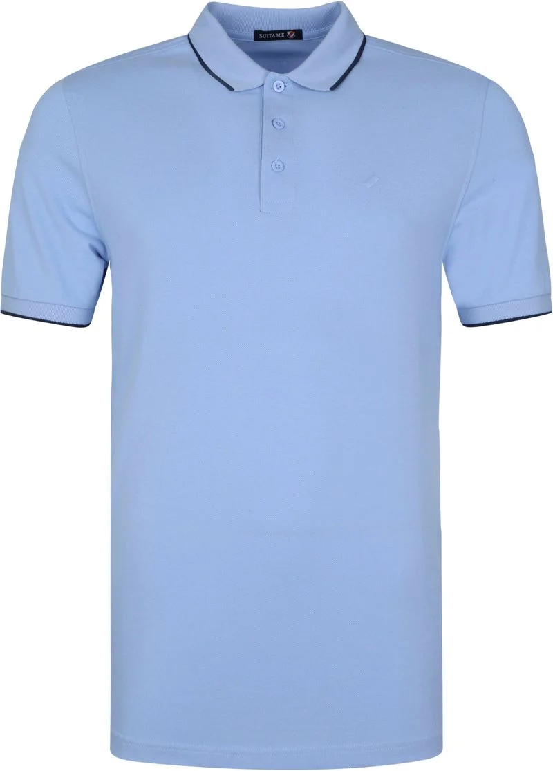 Suitable Poloshirt Tip Ferry Hellblau - Größe M günstig online kaufen