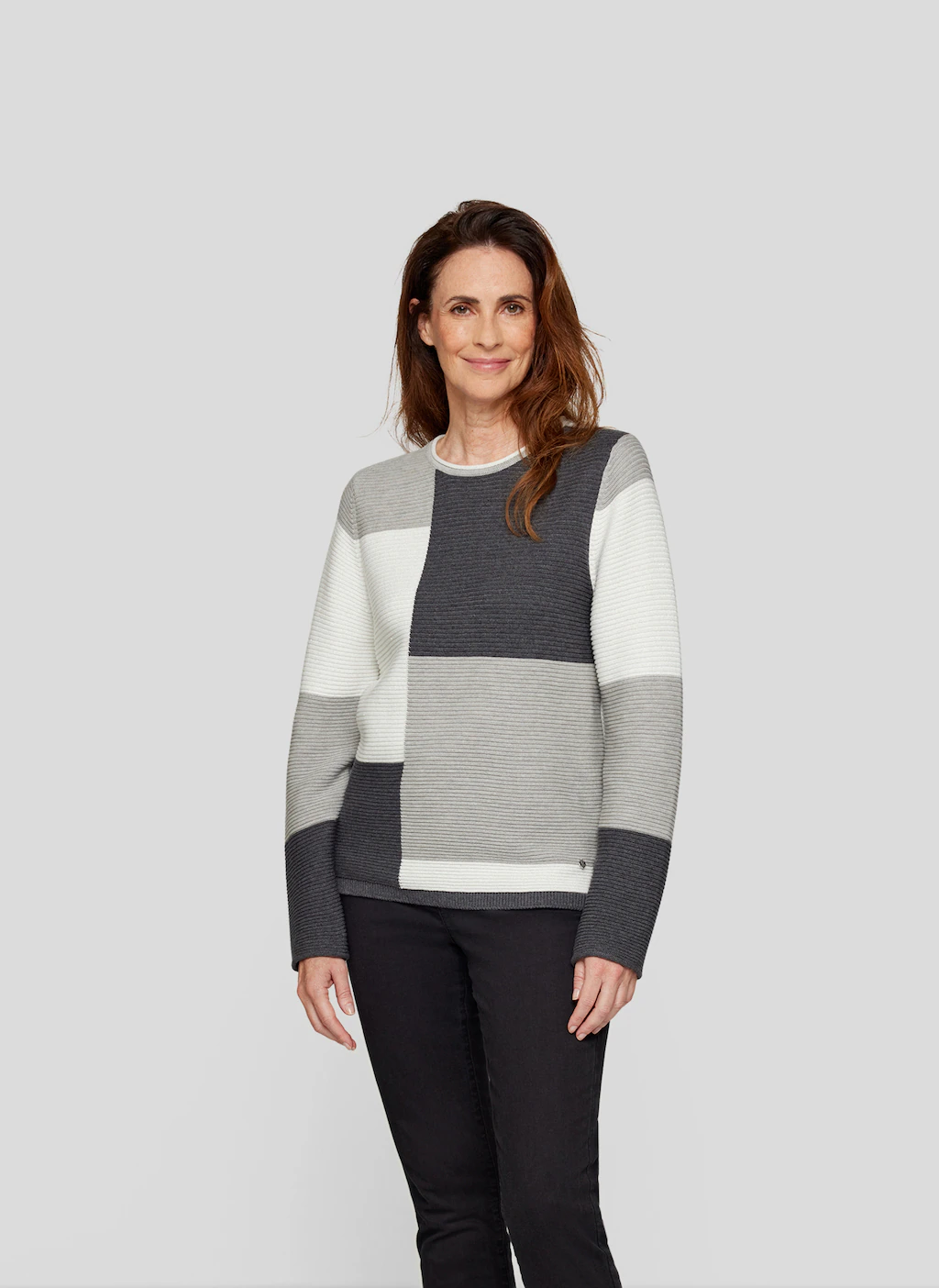 Rabe Strickpullover "Rabe Pullover mit modernem Colorblocking-Design" günstig online kaufen