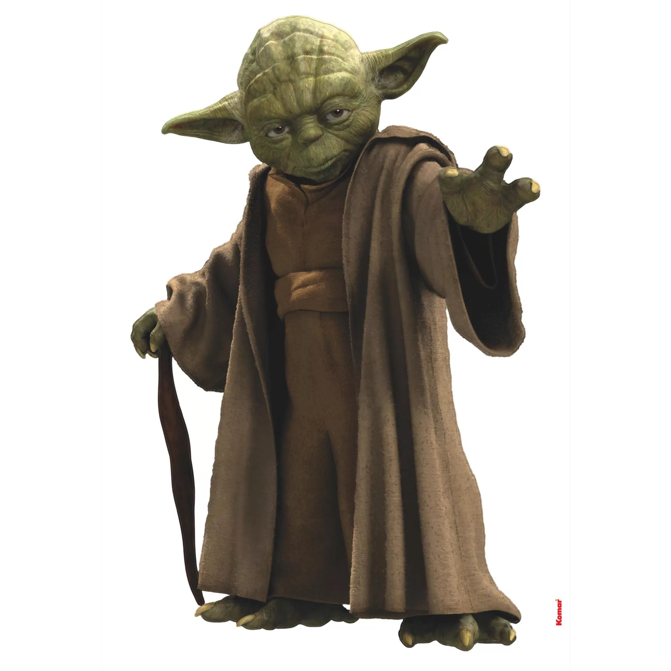 Komar Wandtattoo "Wandtattoo - Star Wars Yoda - Größe 100 x 70 cm", (1 St.) günstig online kaufen