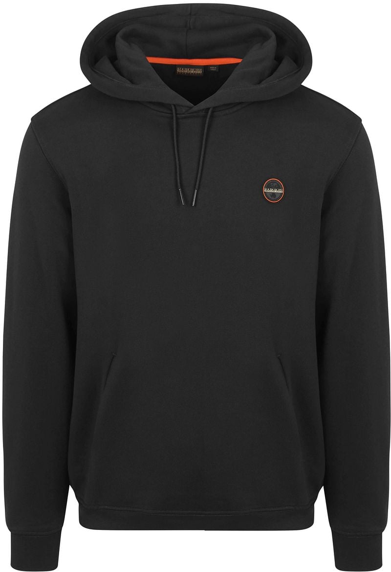 Napapijri Badge Hoodie Schwarz - Größe XL günstig online kaufen