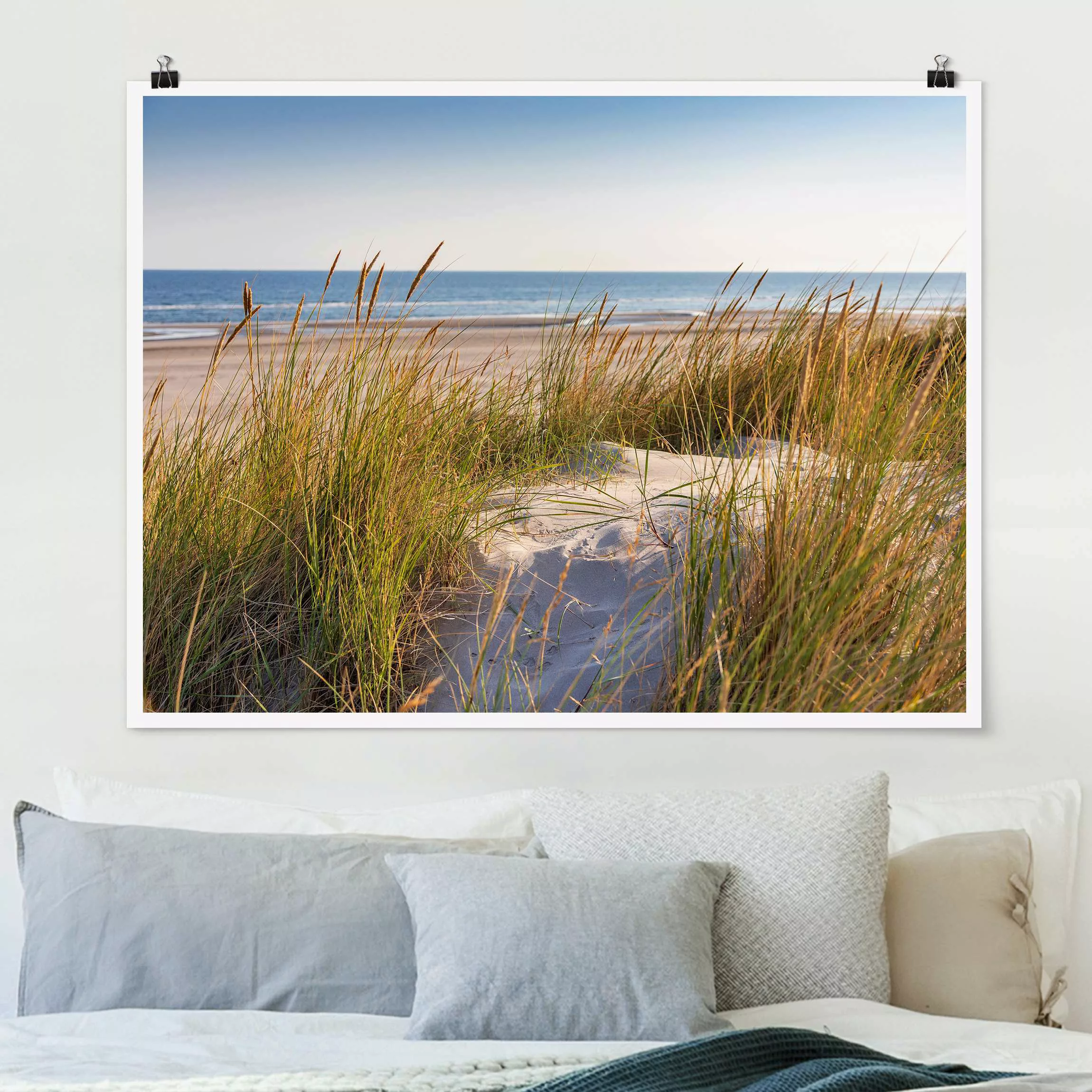 Poster Stranddüne am Meer günstig online kaufen