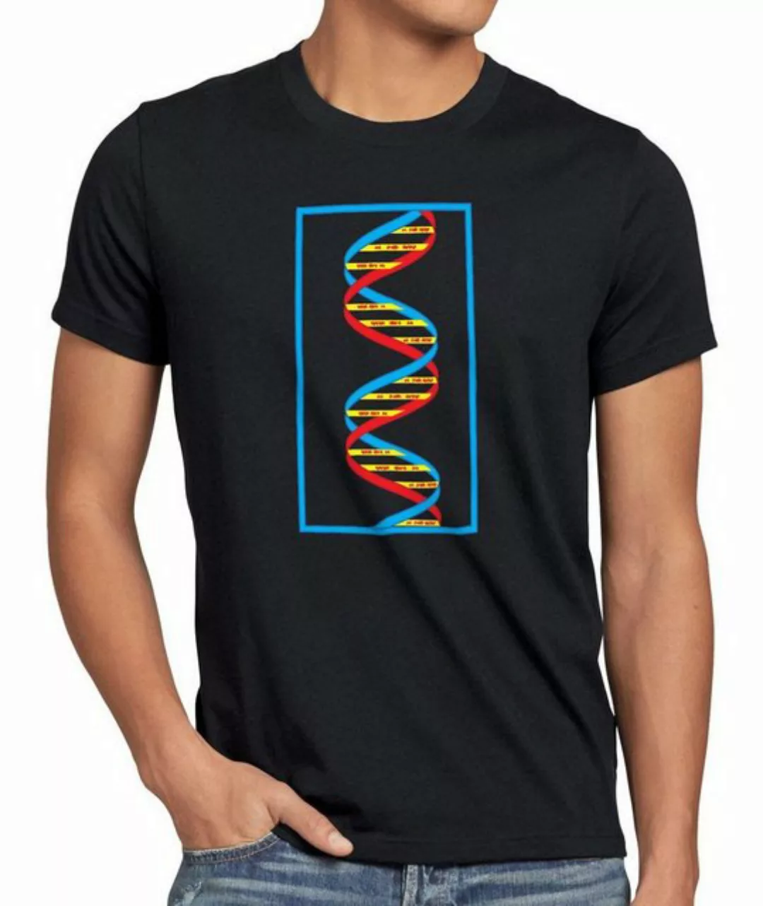 style3 Print-Shirt Herren T-Shirt Sheldon DNA Big Fan Theory Bazinga Bang C günstig online kaufen