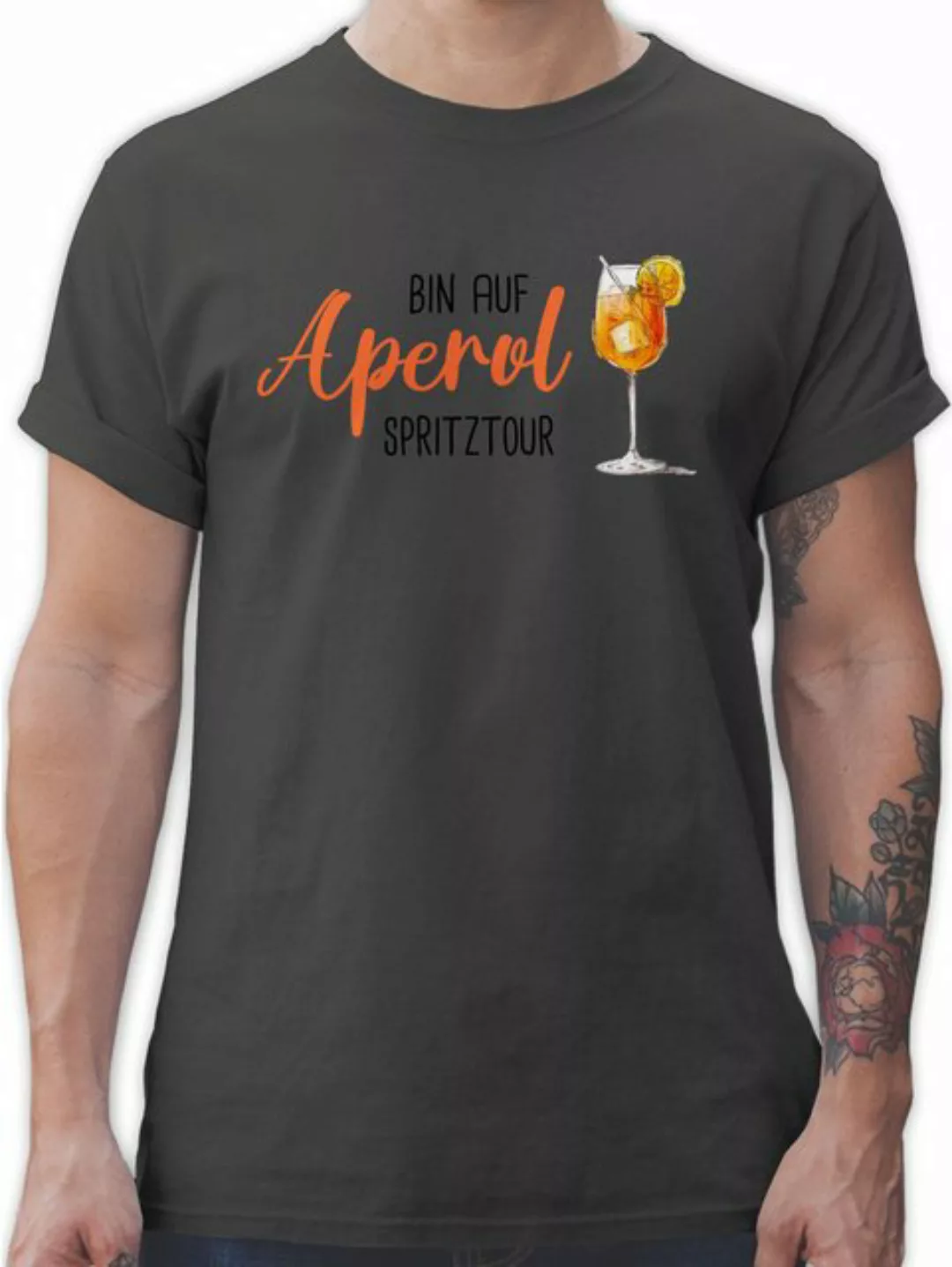 Shirtracer T-Shirt Bin auf Aperol Spritztour I JGA I Mädelsabend I Spritz T günstig online kaufen