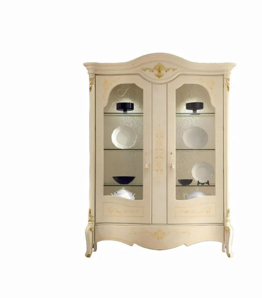 Xlmoebel Vitrine Neu Klassischer Holzschrank für das Wohnzimmer mit luxuriö günstig online kaufen