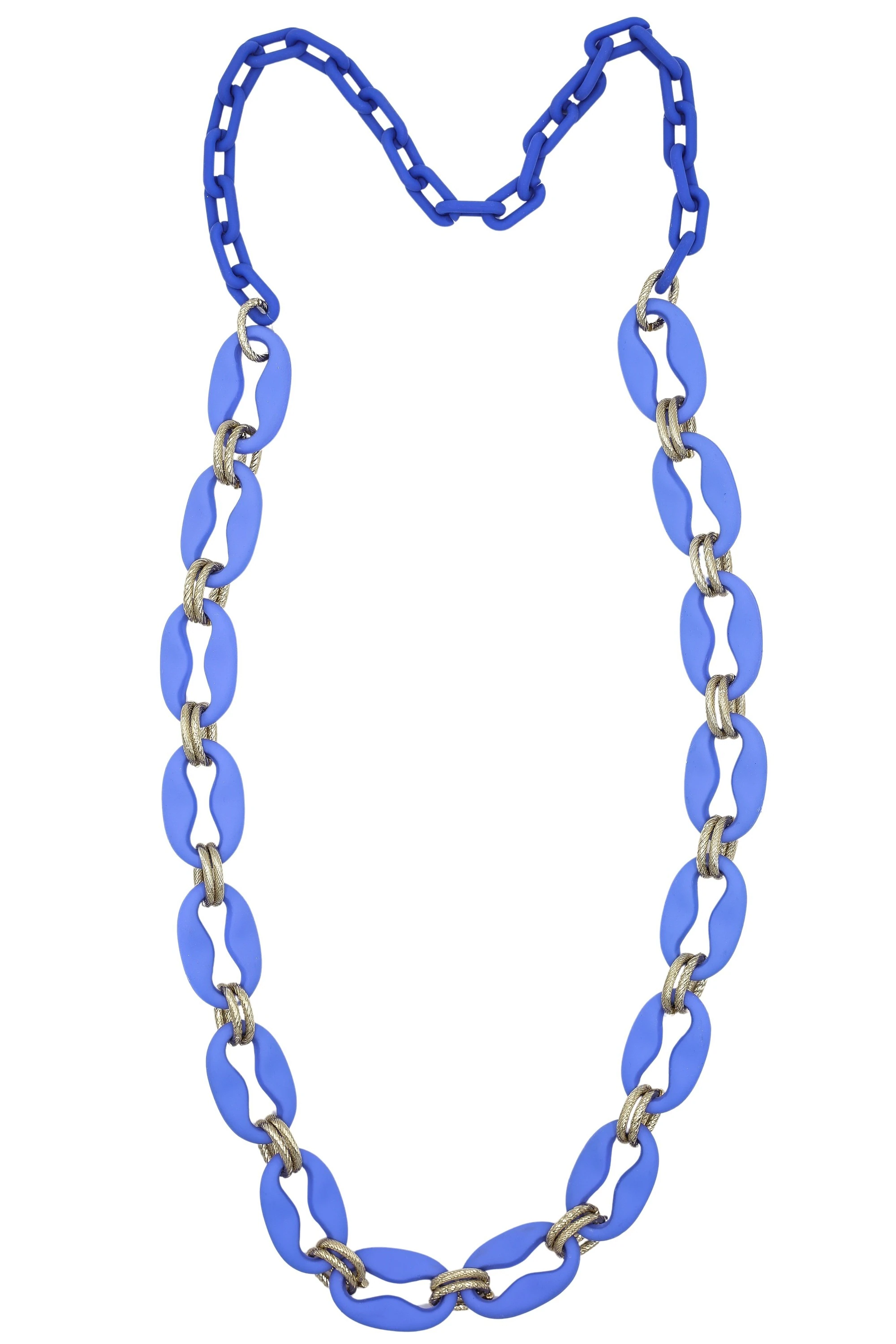 COLLEZIONE ALESSANDRO Lange Kette "Blue Breeze", sommerliche Gliederkette günstig online kaufen