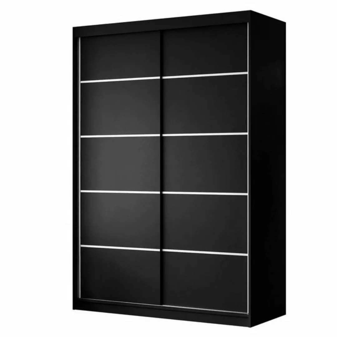 Lookway Kleiderschrank CAMARO II PLUS 150 cm mit Spiegel Schiebetürenschran günstig online kaufen