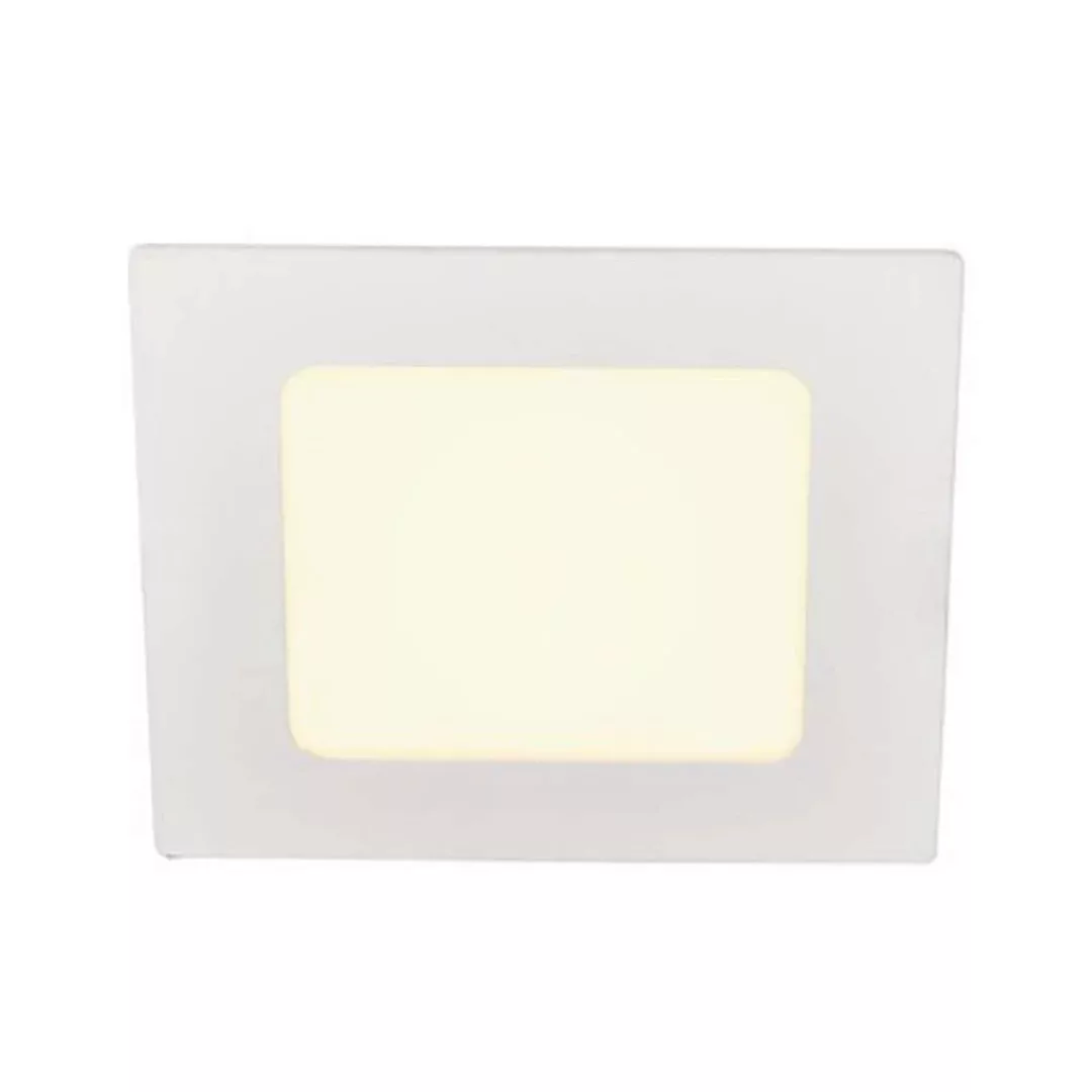 LED Deckeneinbauleuchte Senser 6W 3000K 470lm 120mm eckig günstig online kaufen