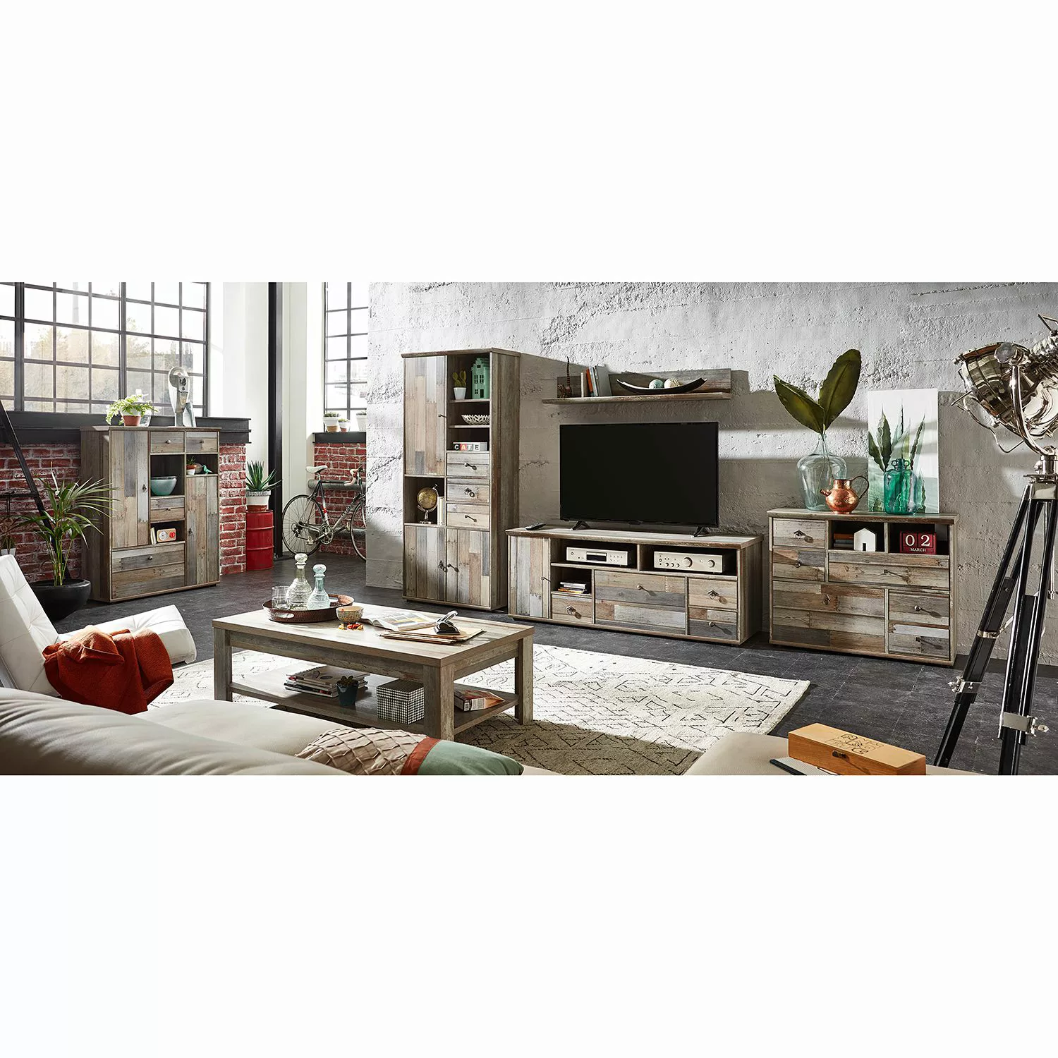 TV Unterteil - holzfarben - 162 cm - 62 cm - 52 cm - TV- & Media Möbel > TV günstig online kaufen