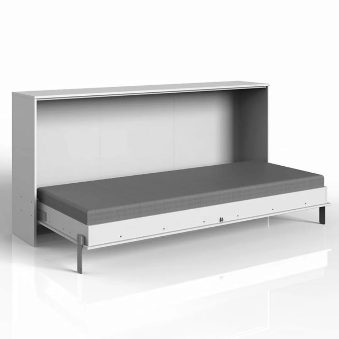 Lomadox Bett JOKSI-43, weiß 90x200 cm Jugendbett Gästebett Klappbett 212/10 günstig online kaufen