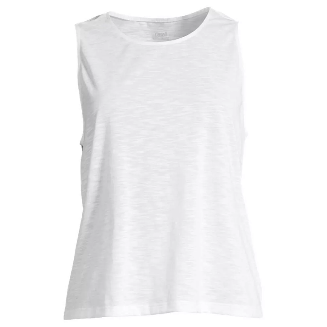 Casall Essential Texture Ärmelloses T-shirt 44 White günstig online kaufen