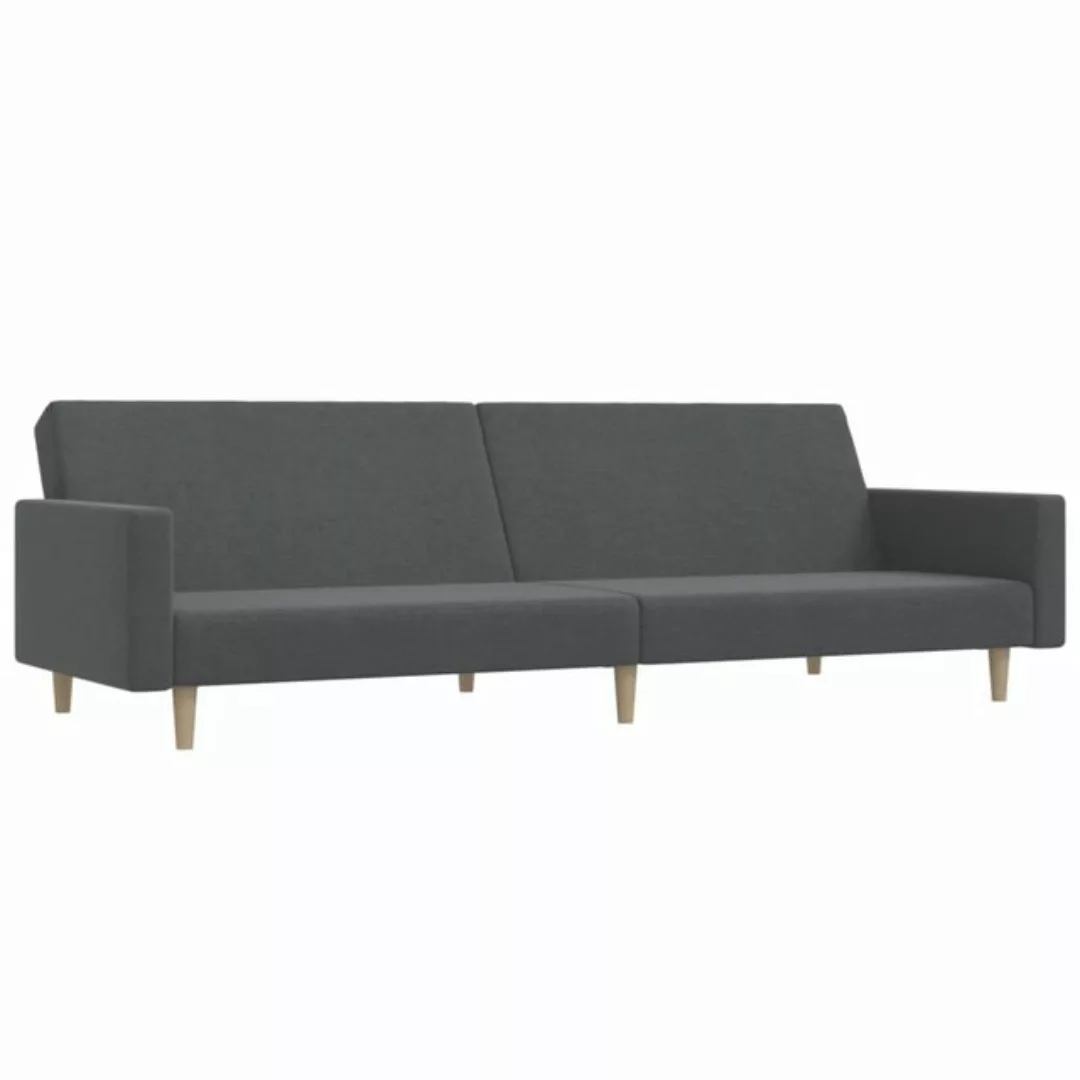 vidaXL Sofa, Schlafsofa 2-Sitzer Hellgrau Stoff günstig online kaufen