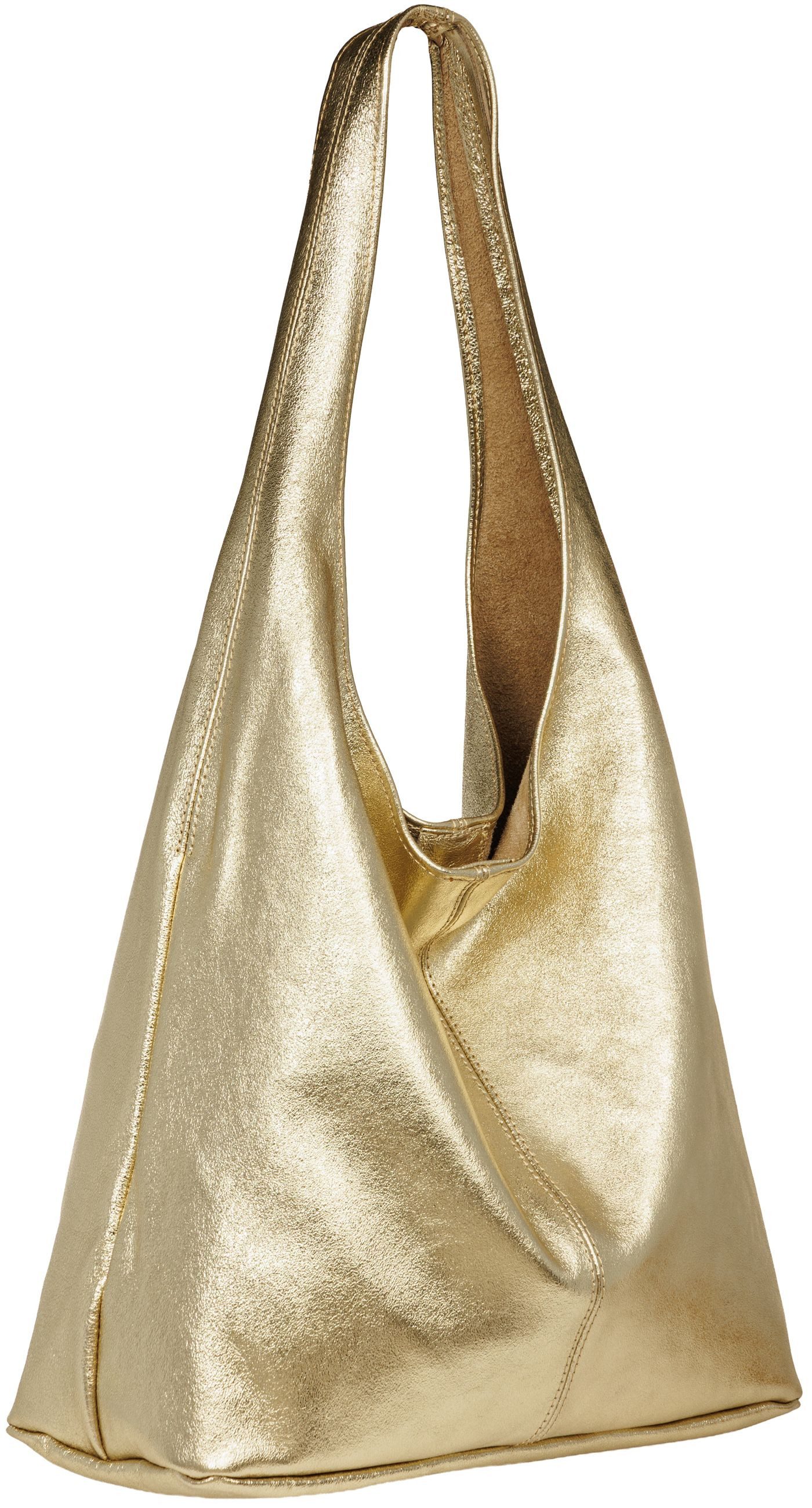 Caspar Schultertasche große Damen Wildleder Tasche günstig online kaufen