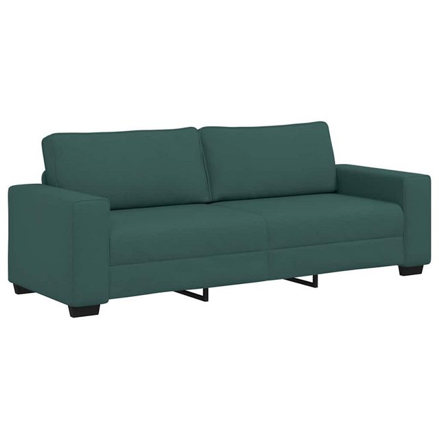 vidaXL Sofa 3-Sitzer-Sofa Dunkelgrün 180 cm Stoff günstig online kaufen