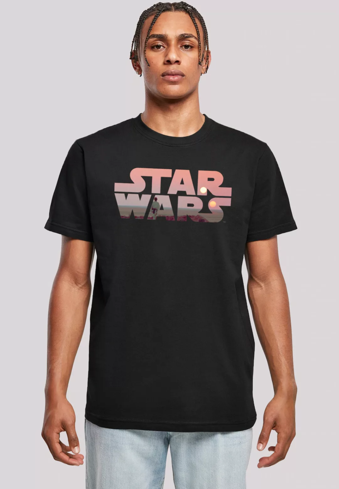 F4NT4STIC T-Shirt "Star Wars Tatooine Logo", Print günstig online kaufen