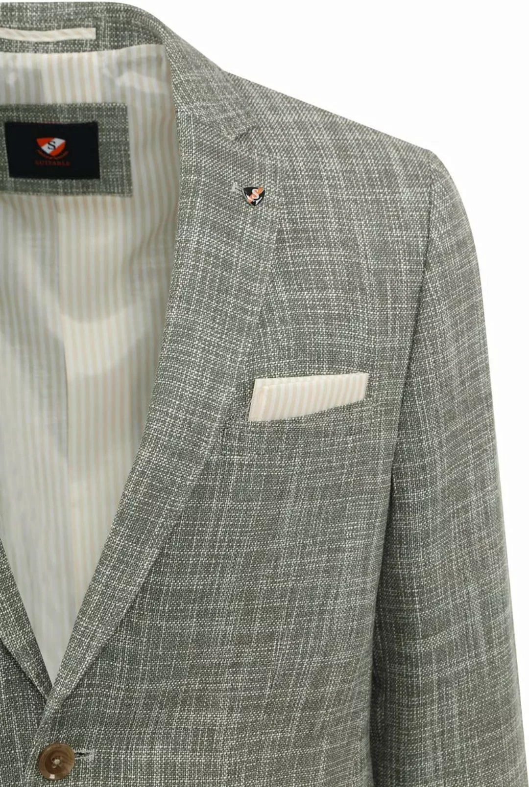 Suitable Blazer Grou Melange Grün - Größe 56 günstig online kaufen