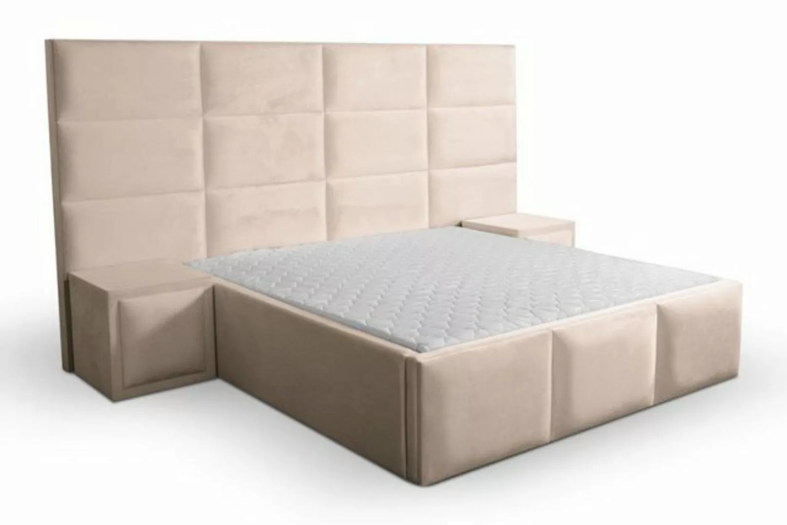 JVmoebel Bett Doppelbett Bett Polster Betten Design Schlafzimmer Möbel (Bet günstig online kaufen