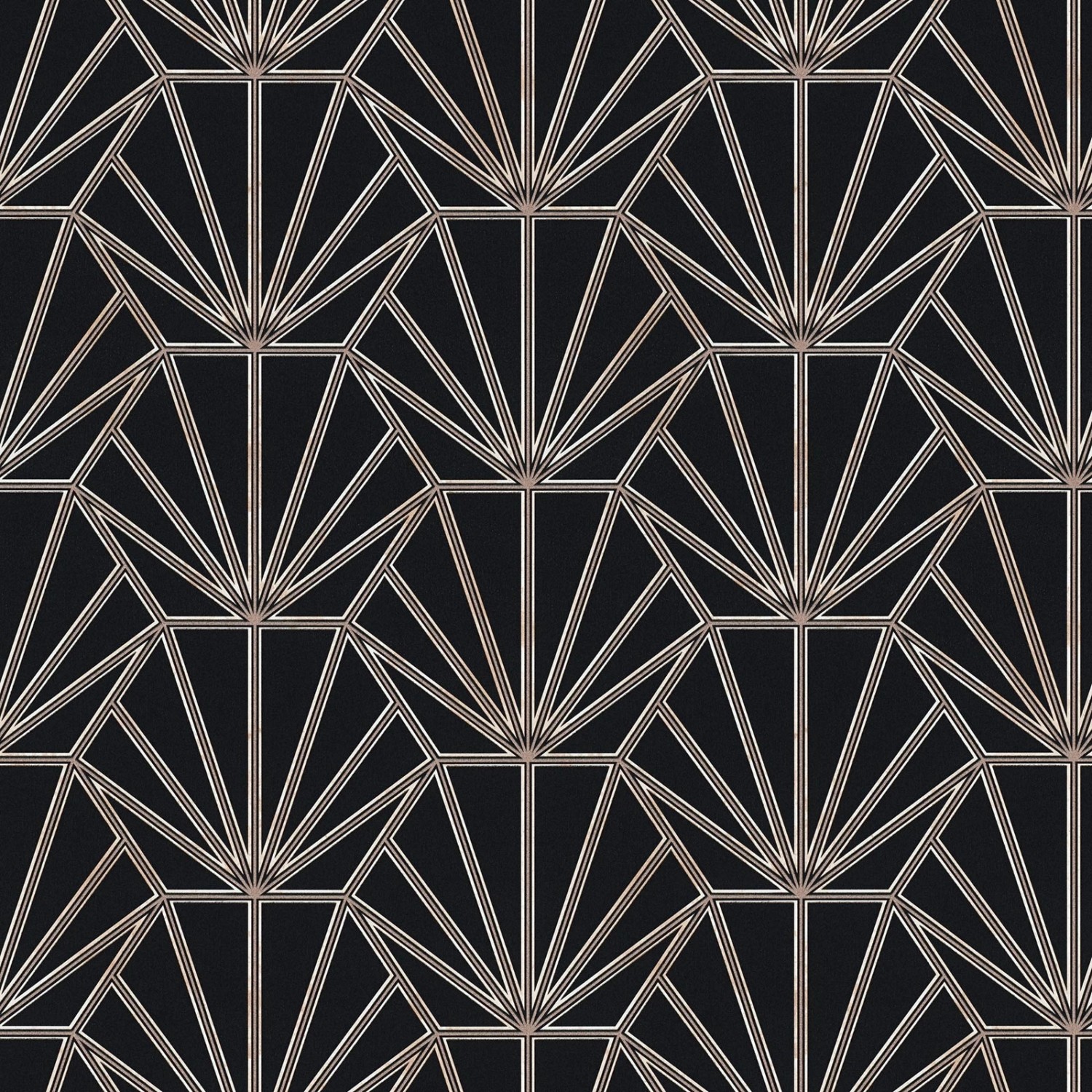 Bricoflor Art Deco Tapete in Schwarz und Grau Moderne Tapete Im 20er Jahre günstig online kaufen