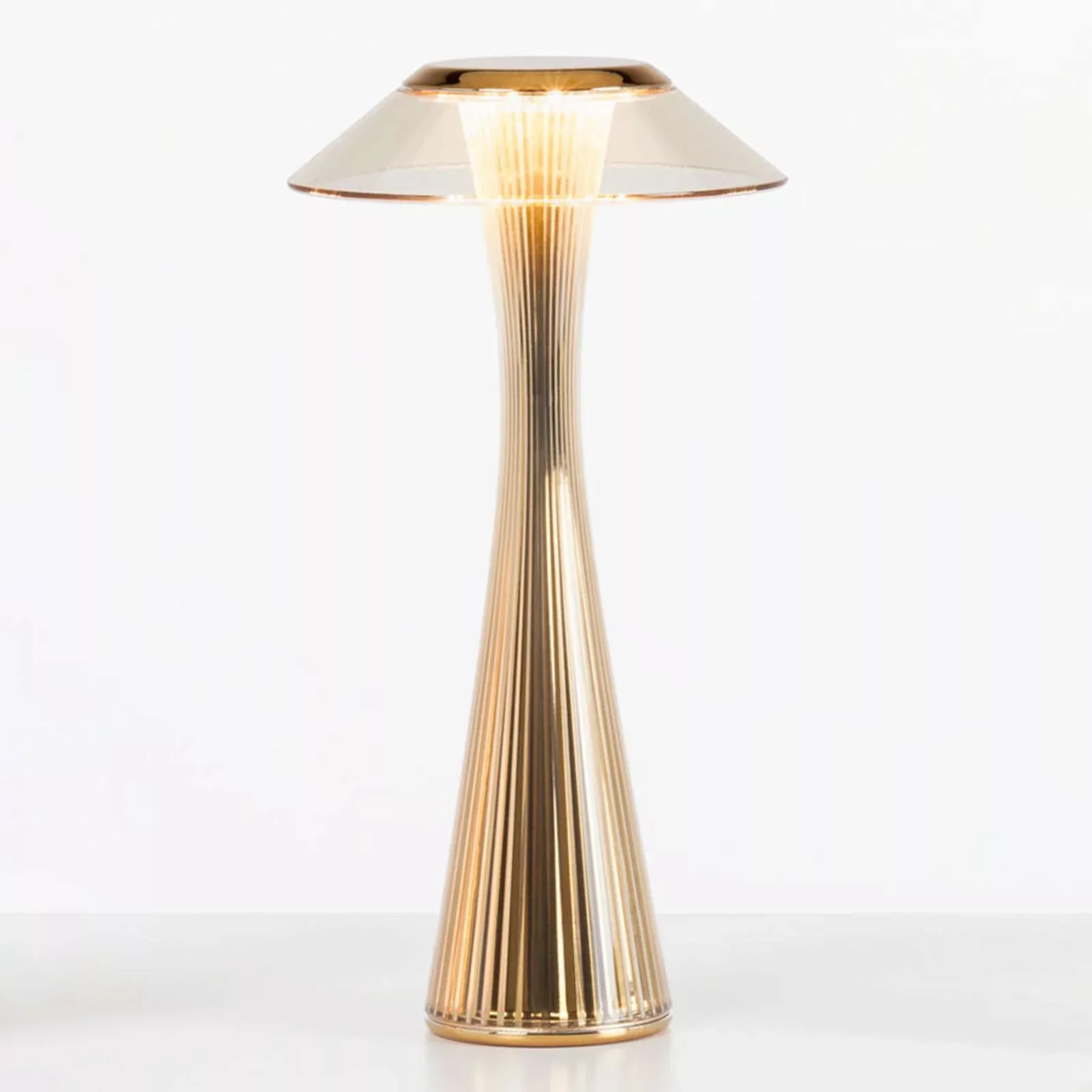 Kartell Space - LED-Designer-Tischleuchte, gold günstig online kaufen