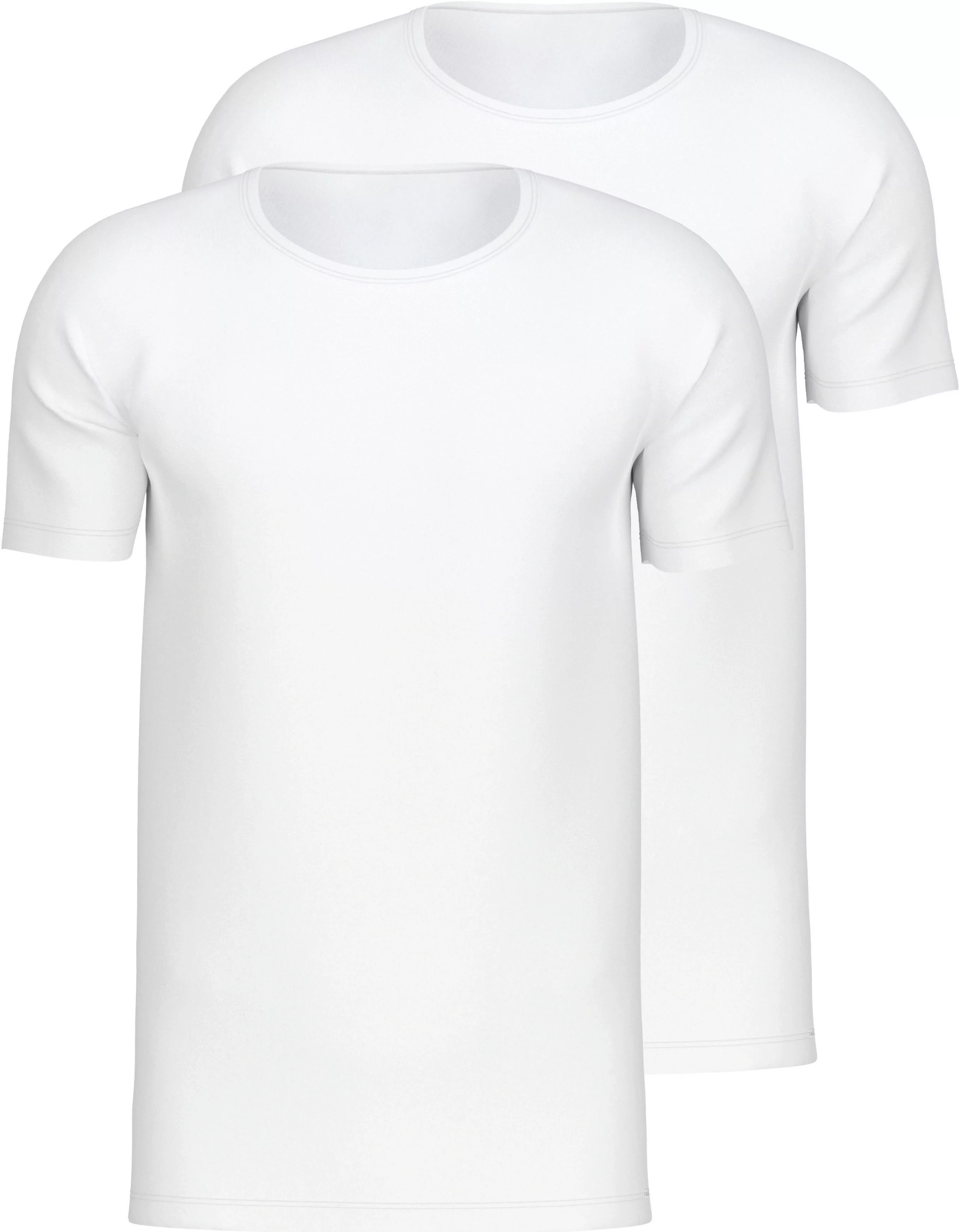 CALIDA T-Shirt "Natural Benefit", (2er Pack), mit Rundhals-Ausschnitt, perf günstig online kaufen