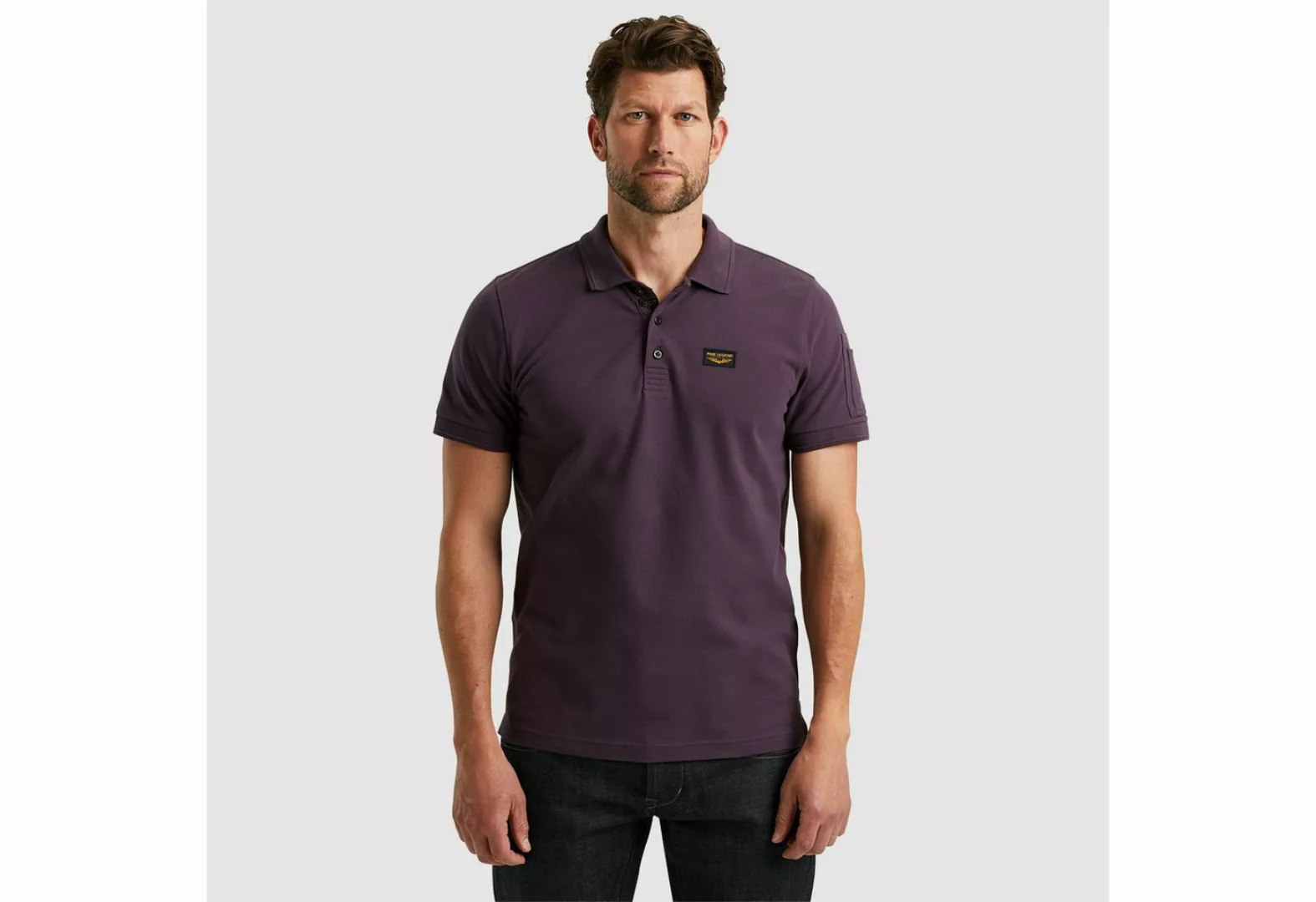 PME LEGEND Poloshirt mit Logostickerei günstig online kaufen