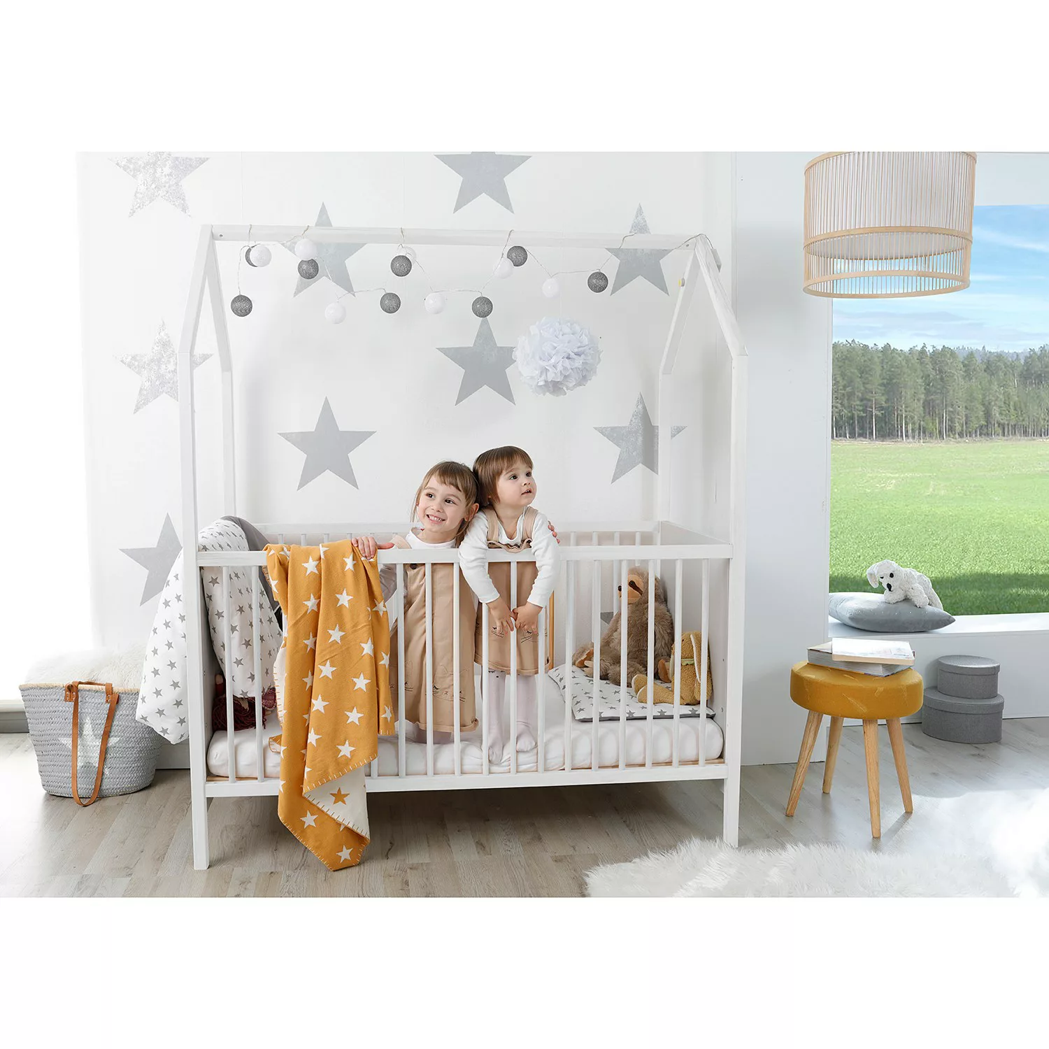 Schardt Babybett »Hausbett Sienna White«, Made in Germany günstig online kaufen