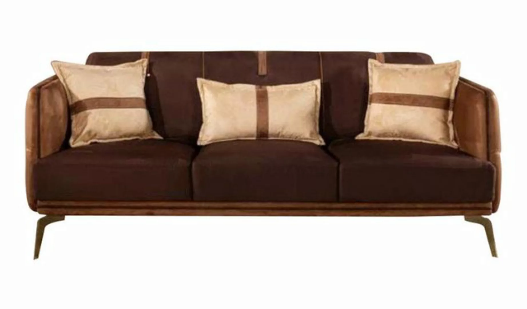 JVmoebel Sofa, Dreisitzer Sofa 3 Sitzer Sofas Sitz Stoff Modern Stil Textil günstig online kaufen