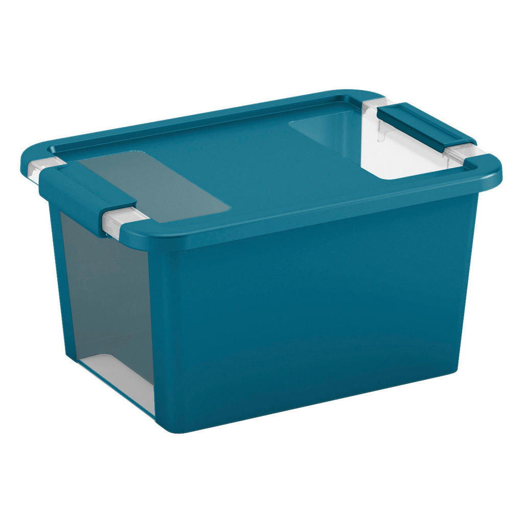 KIS Aufbewahrungsbox BI Box petrol B/H/L: ca. 26x19x37 cm günstig online kaufen