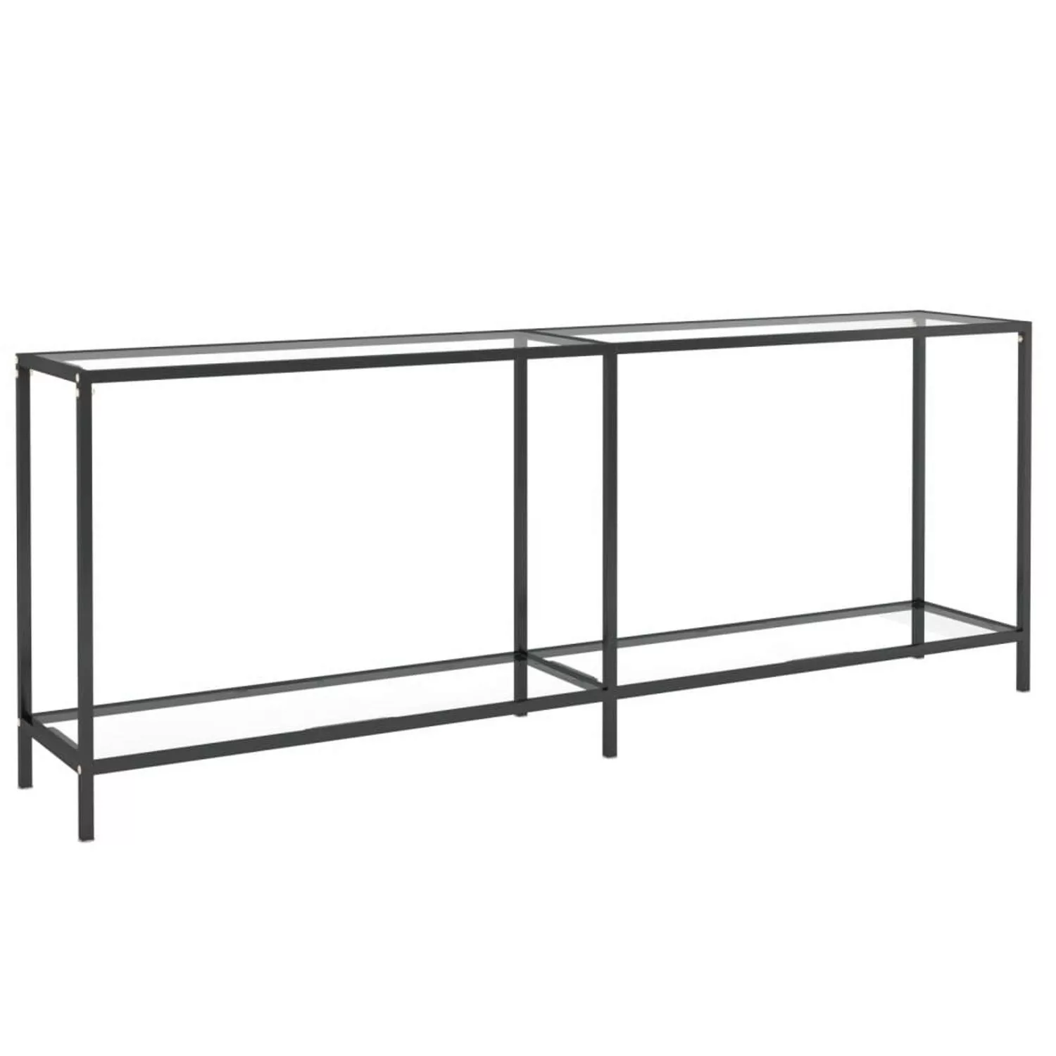 Konsolentisch Transparent 200x35x75,5 Cm Hartglas günstig online kaufen