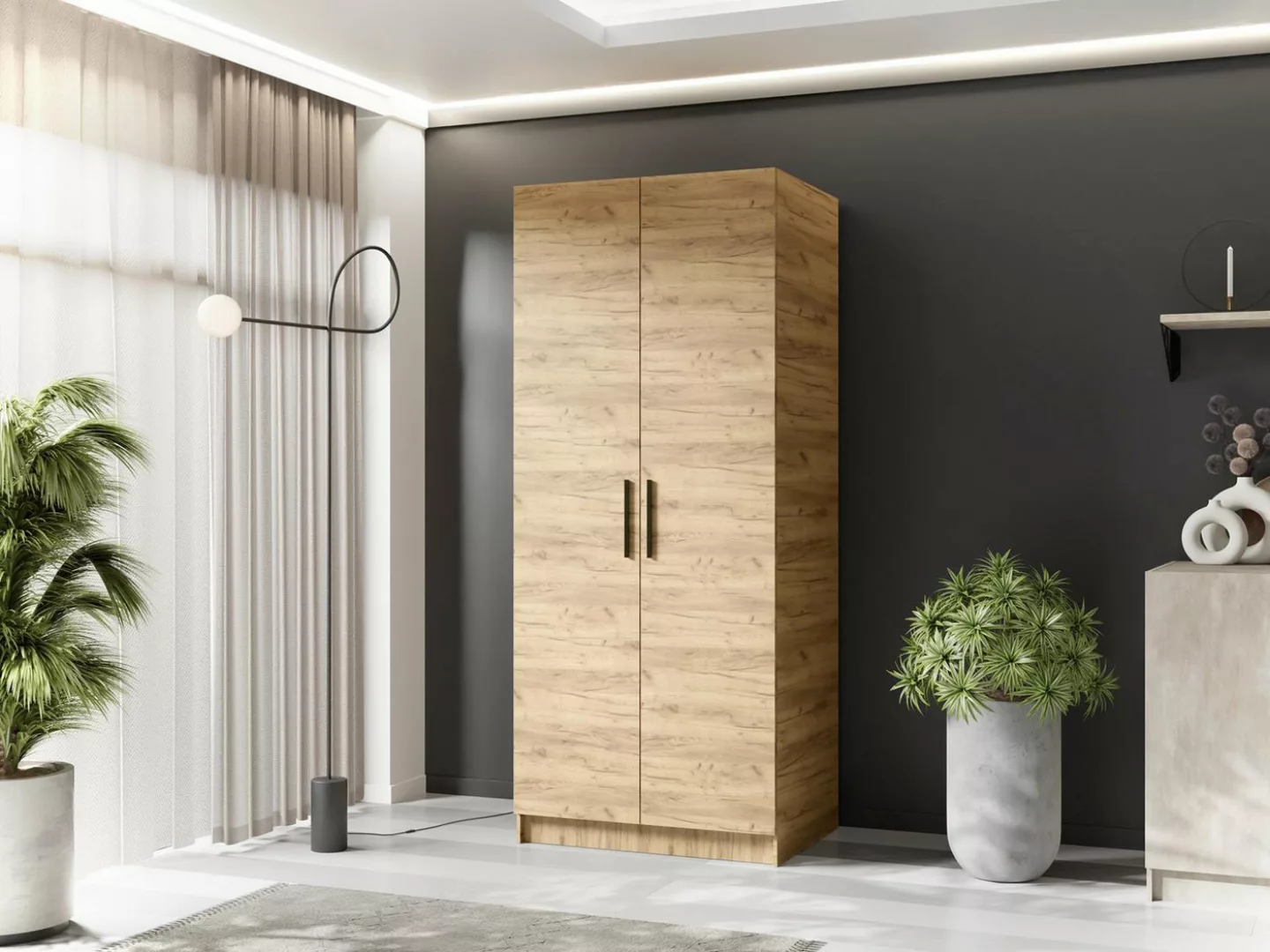 Compleo Aktenschrank geräumige Garderobe für Büro POLA, Breite: 78 cm günstig online kaufen