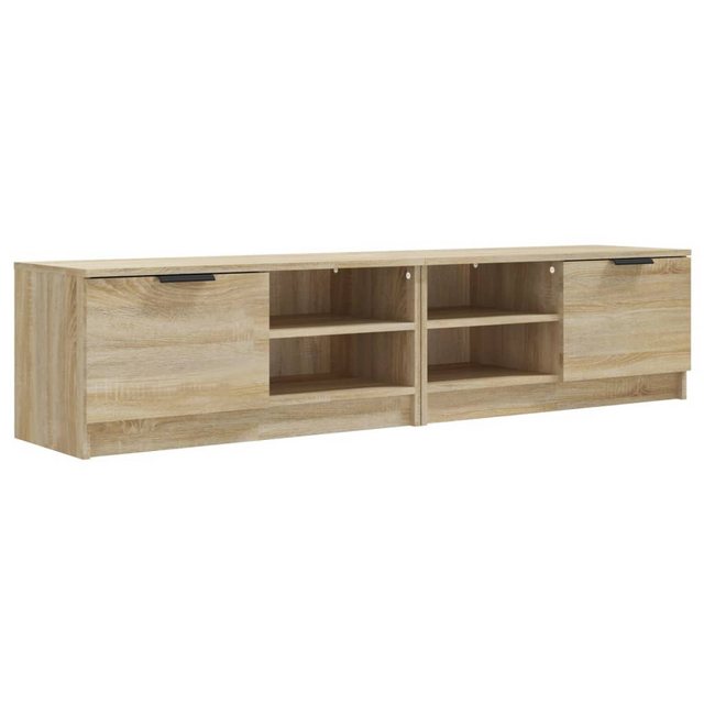 vidaXL TV-Schrank TV-Boards 2 Stk. Sonoma-Eiche 80x35x36,5 cm Holzwerkstoff günstig online kaufen