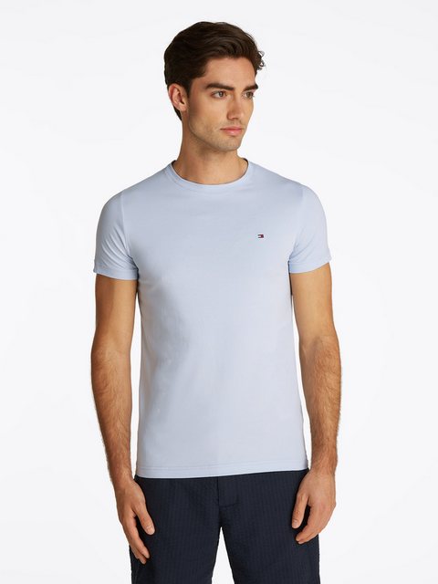 Tommy Hilfiger T-Shirt "STRETCH SLIM FIT TEE", mit Rundhalsausschnitt günstig online kaufen