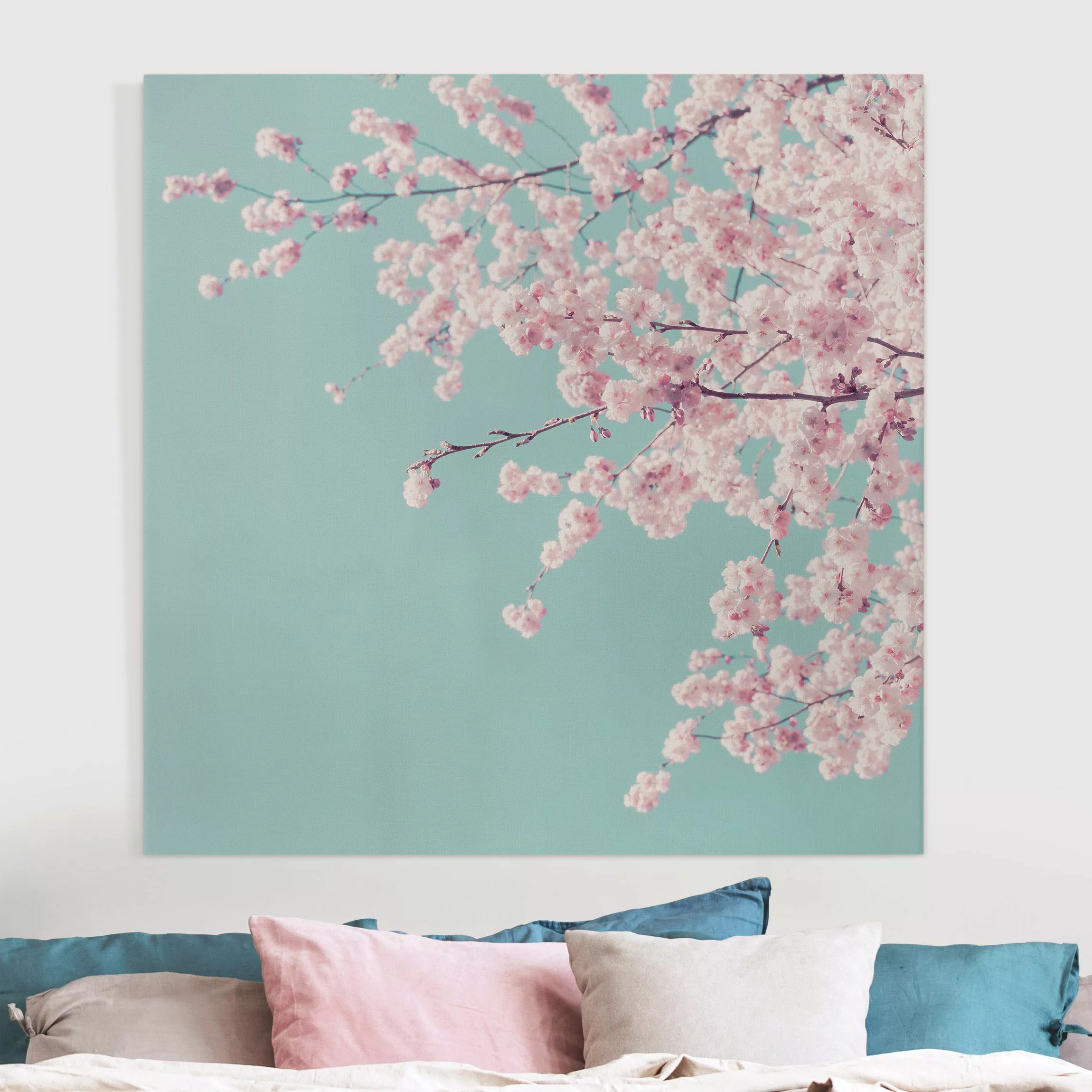 Leinwandbild Japanische Kirschblüte günstig online kaufen