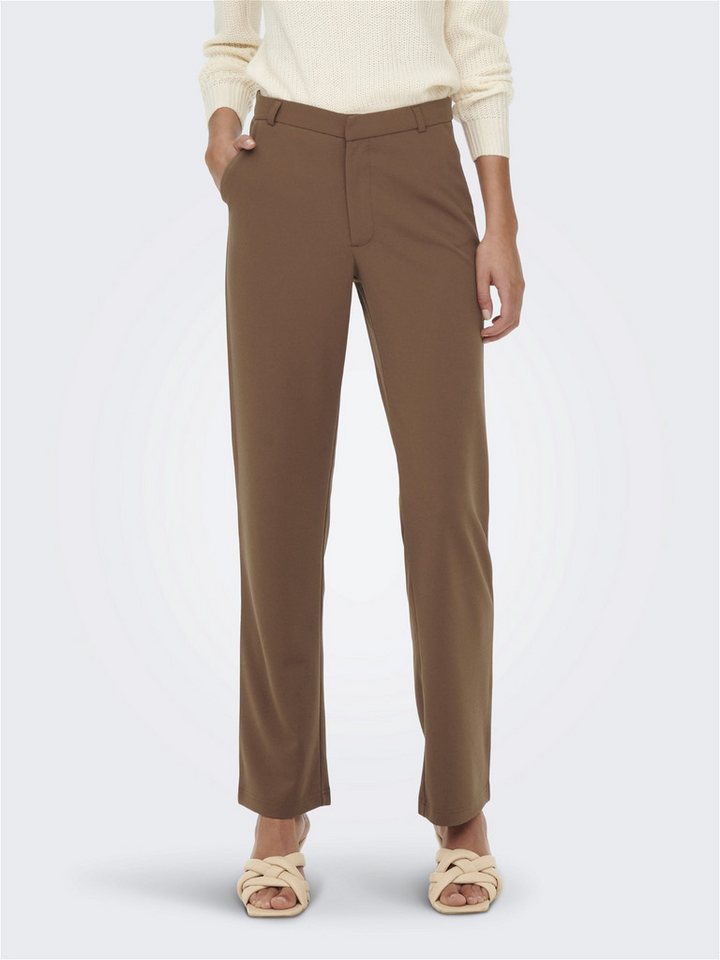 JACQUELINE de YONG Stoffhose Komfortable Stoffhose Mid Waist Elegante Chino günstig online kaufen