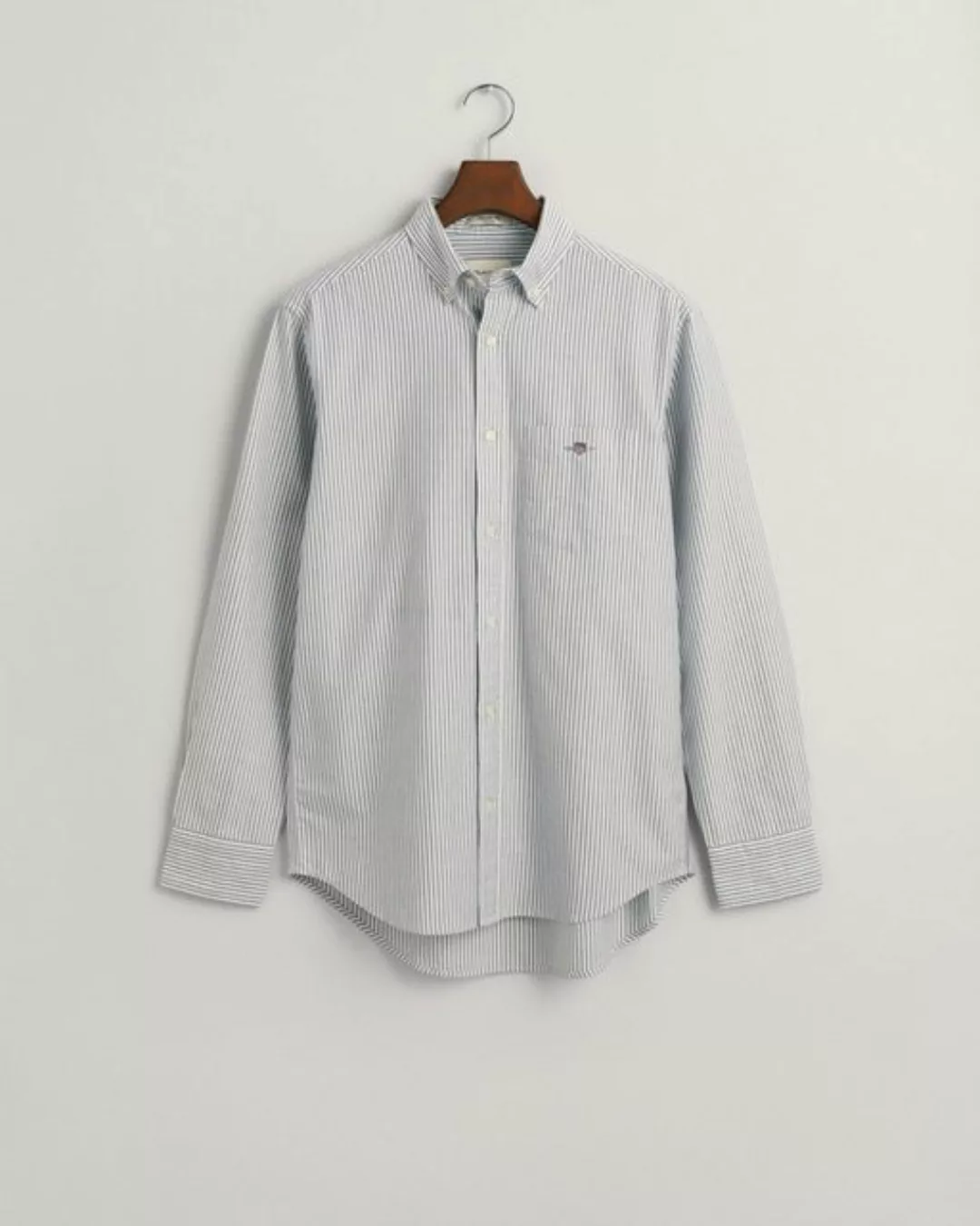 Gant Langarmhemd "Regular Fit Oxford Hemd strukturiert langlebig dicker ges günstig online kaufen