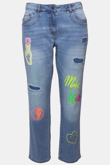 Angel of Style Funktionshose Boyfriend-Jeans Patches Destroy-Effekte 5-Pock günstig online kaufen