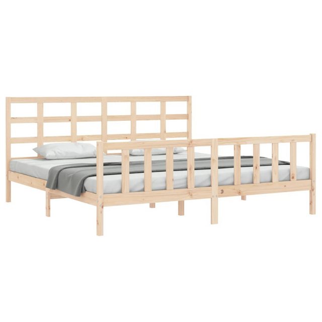 vidaXL Bett Massivholzbett ohne Matratze 160x200 cm Kiefernholz günstig online kaufen