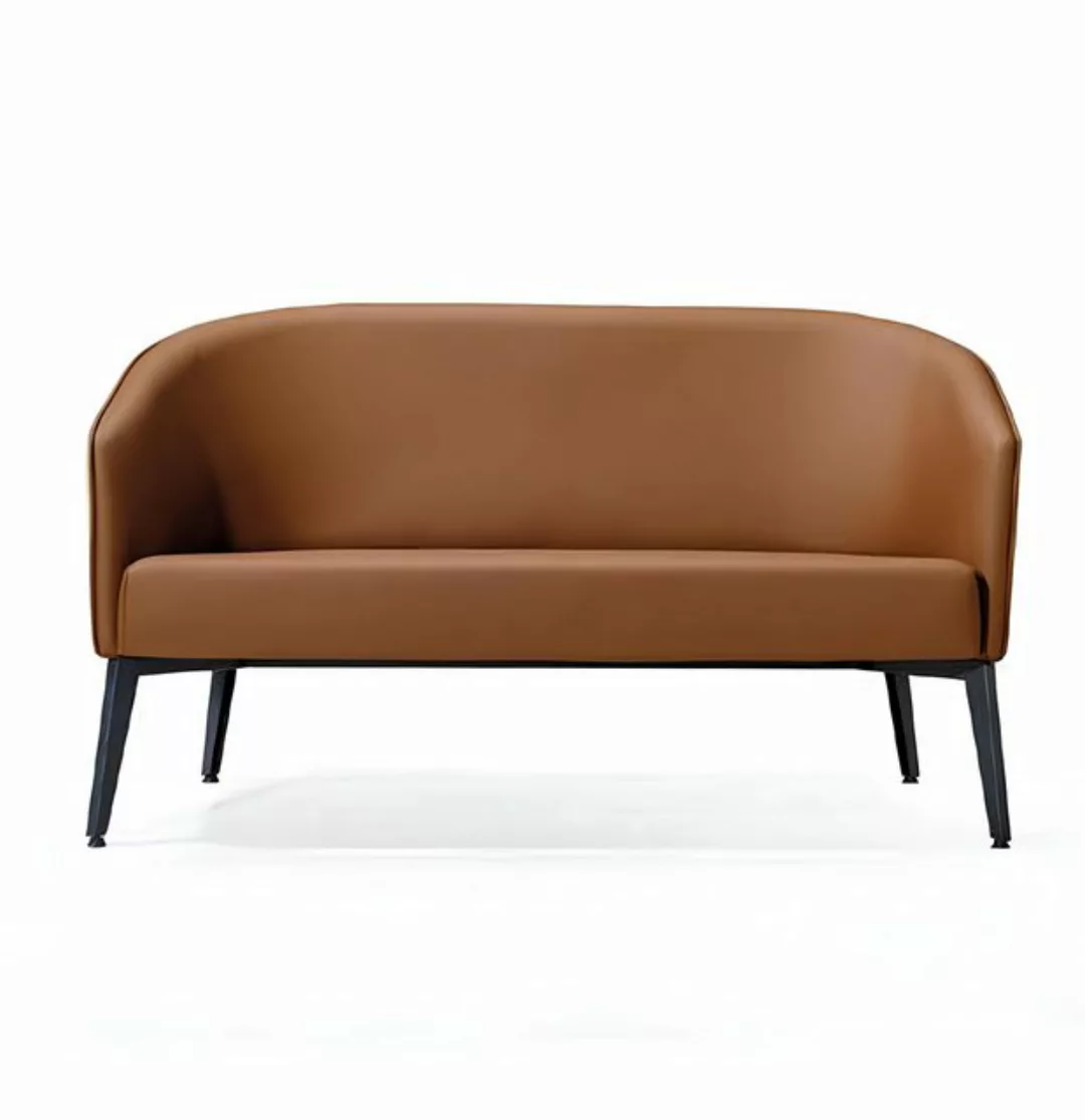 JVmoebel 2-Sitzer Wartezimmer Möbel Design-Sofa Lounge Möbel Leder Sofa 2 s günstig online kaufen