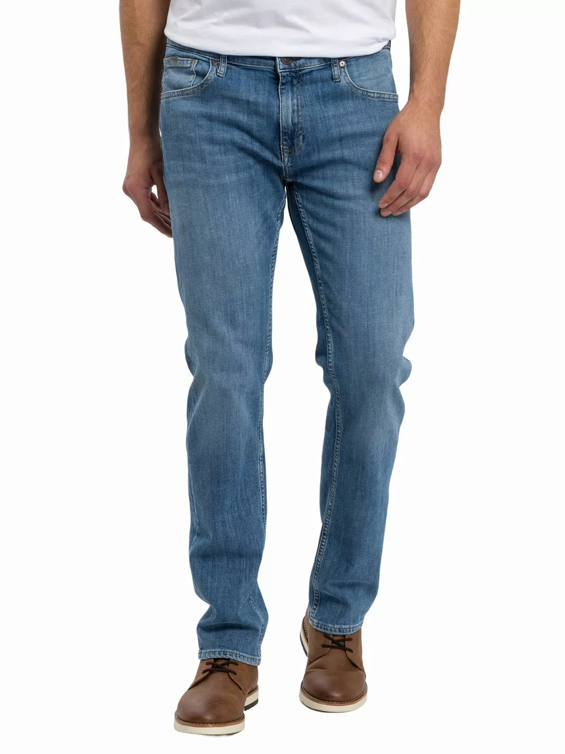 Cross Jeans Herren Jeans Damien - Slim Fit - Blau - Light Blue günstig online kaufen