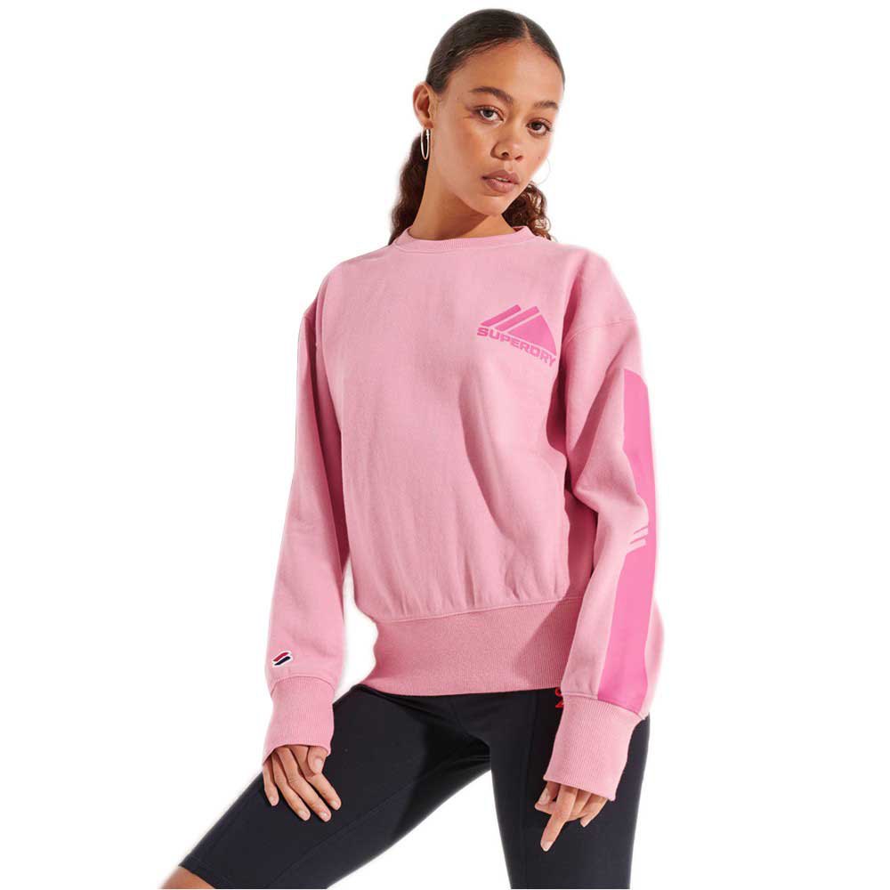 Superdry Mountain Sport Mono Crew Sweatshirt XS Montauk Blush günstig online kaufen