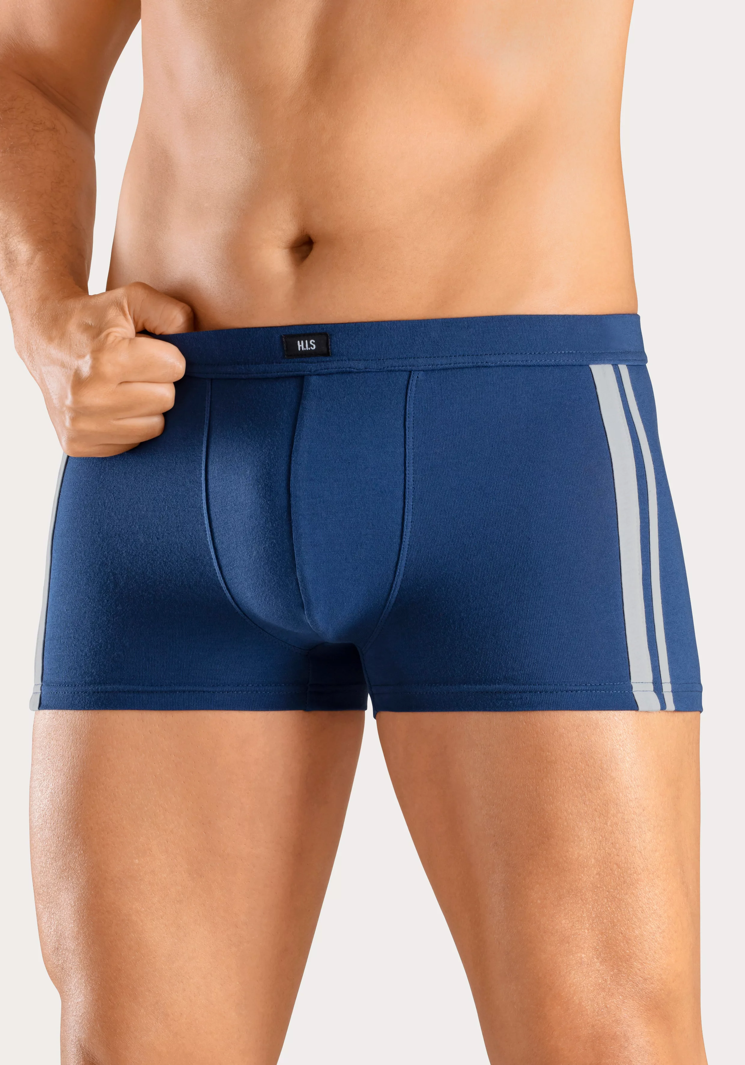 H.I.S Boxer "Boxershorts für Herren", (Packung, 4 St.), mit kontrastfarbige günstig online kaufen