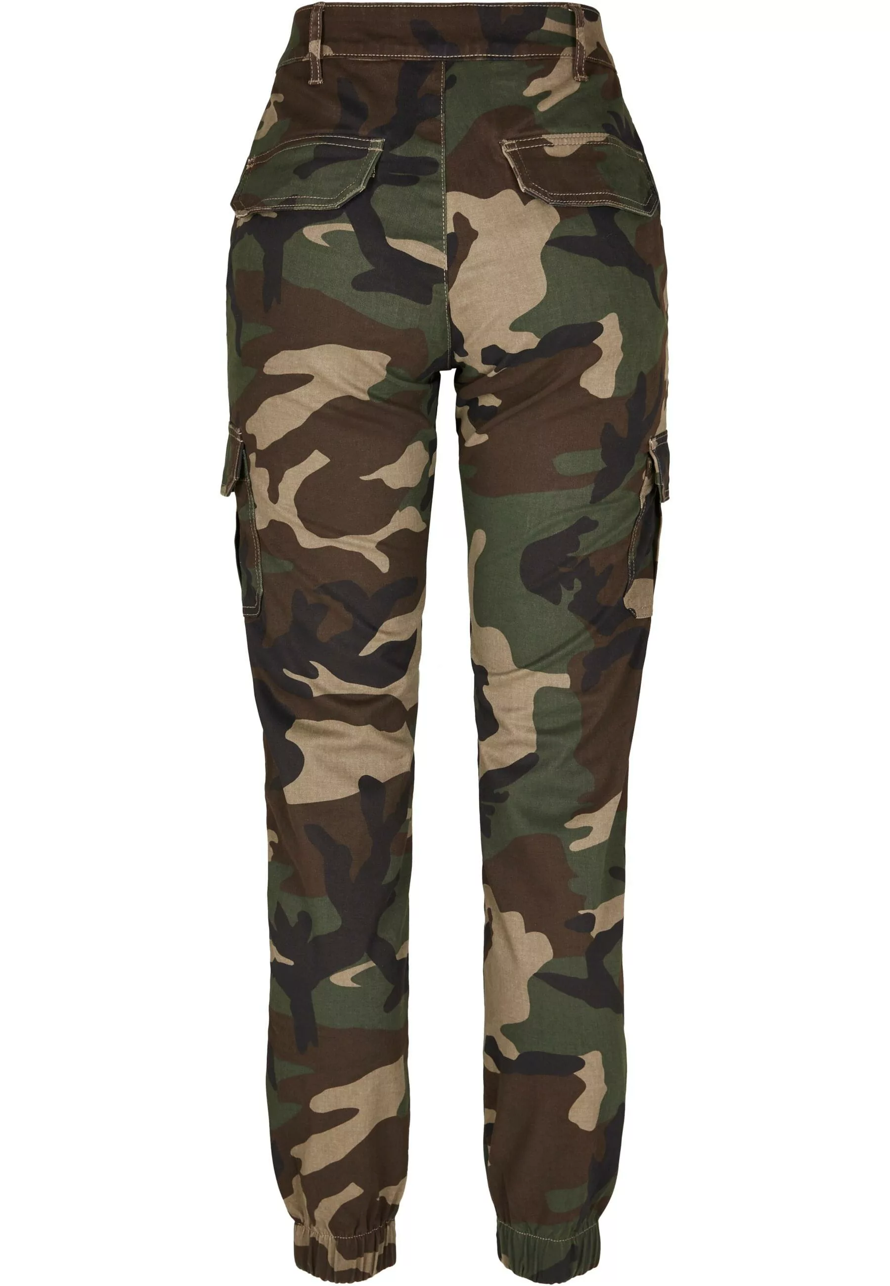 Urban Classics Ladies Hosen HIGH WAIST CAMO CARGO günstig online kaufen