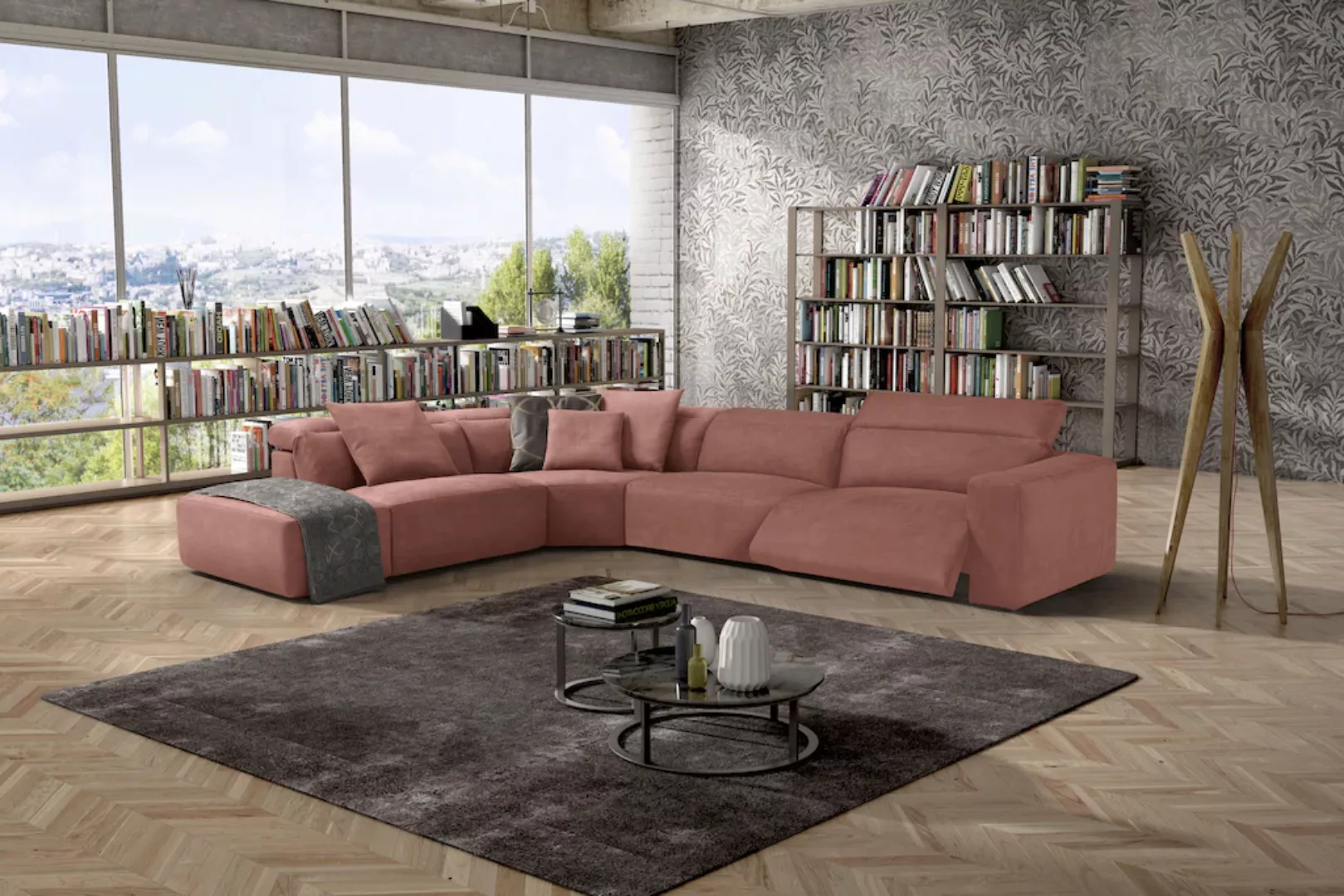 Egoitaliano Ecksofa »Beverly, extravangantes Designsofa mit erstklassigem S günstig online kaufen