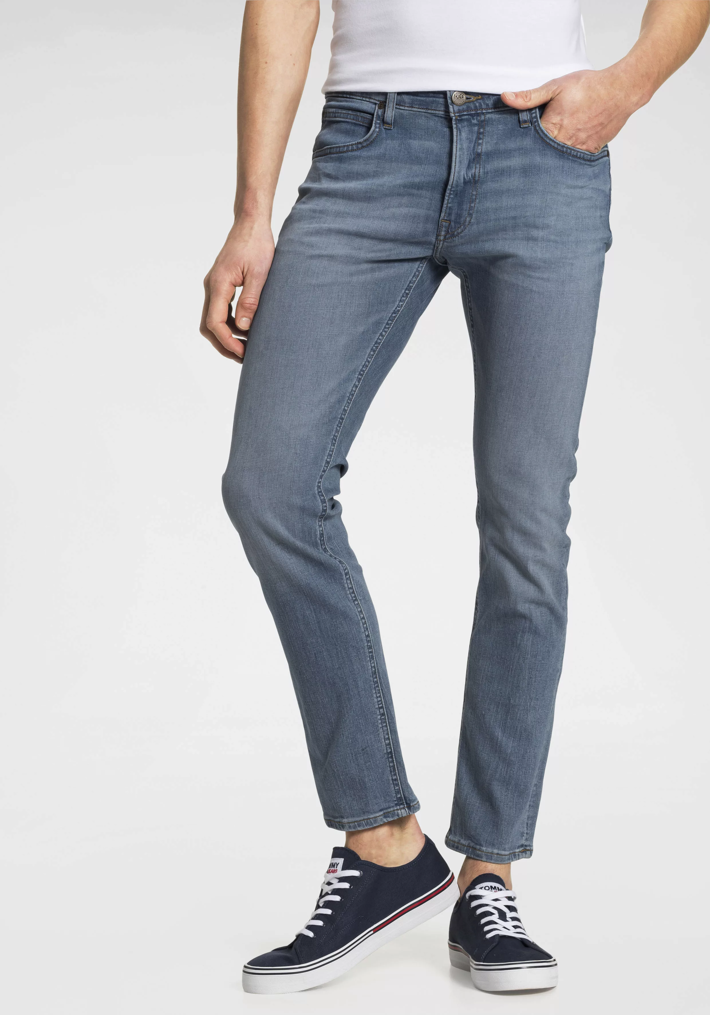 Lee Herren Jeans Luke Slim Tapered Fit - Blau - Worn In Cody günstig online kaufen