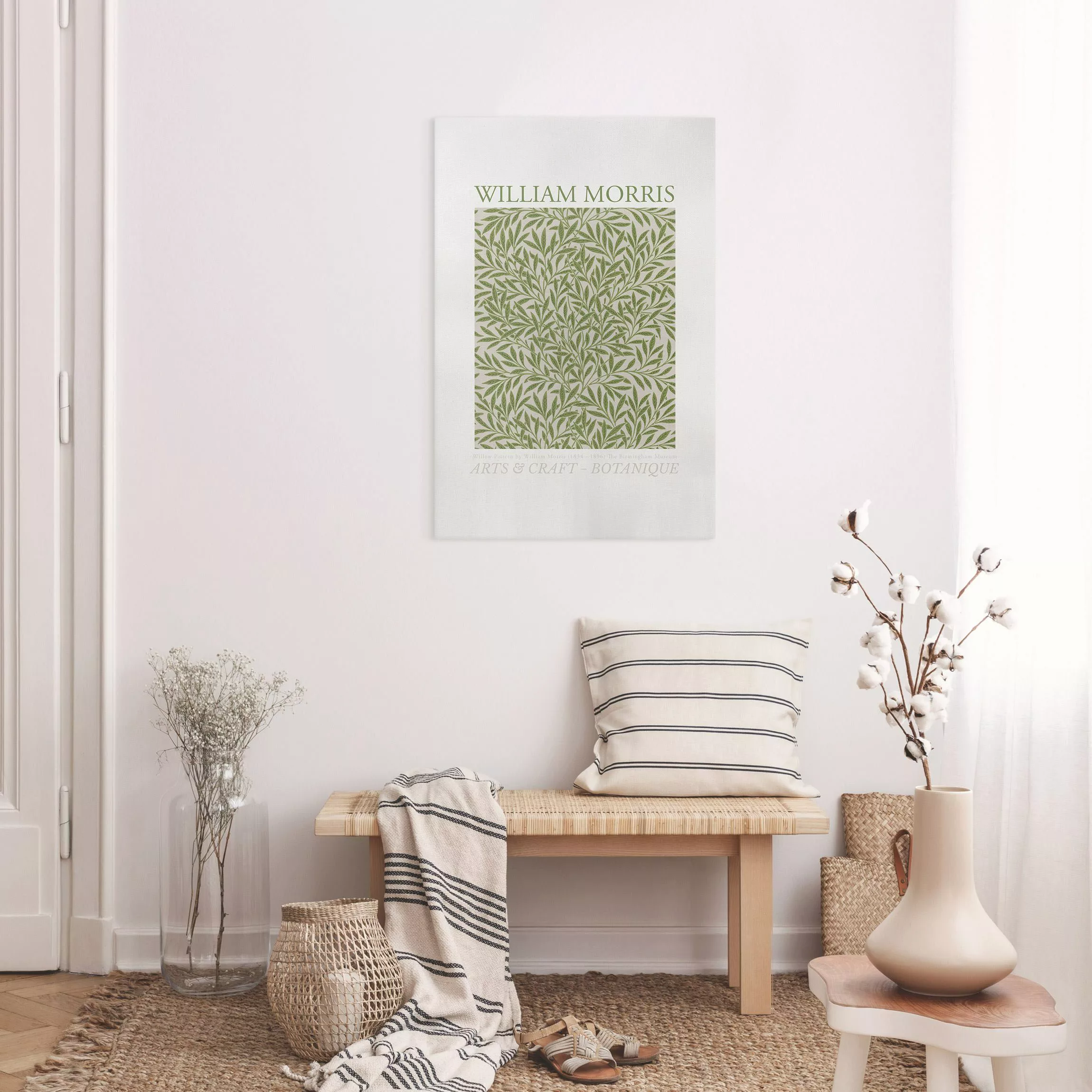 Leinwandbild William Morris - Willow Pattern günstig online kaufen