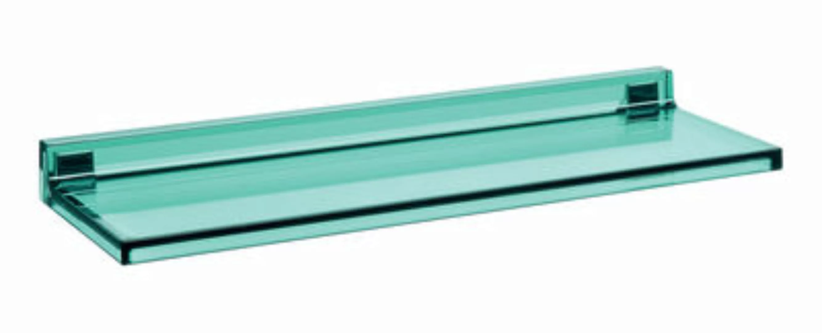 Regal Shelfish plastikmaterial grün / L 45 cm - Kartell - Grün günstig online kaufen